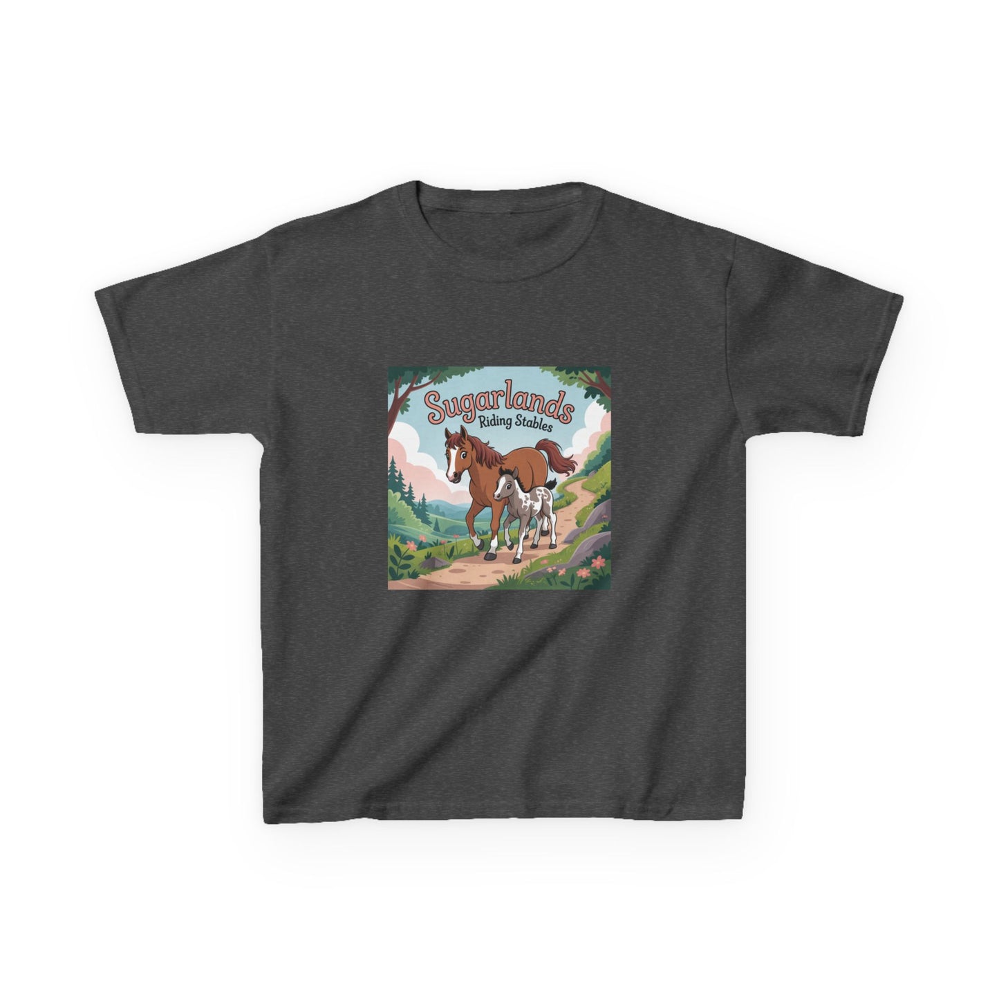 Sugarlands Riding Stables Mama and Baby Horse Kids Heavy Cotton™ Tee