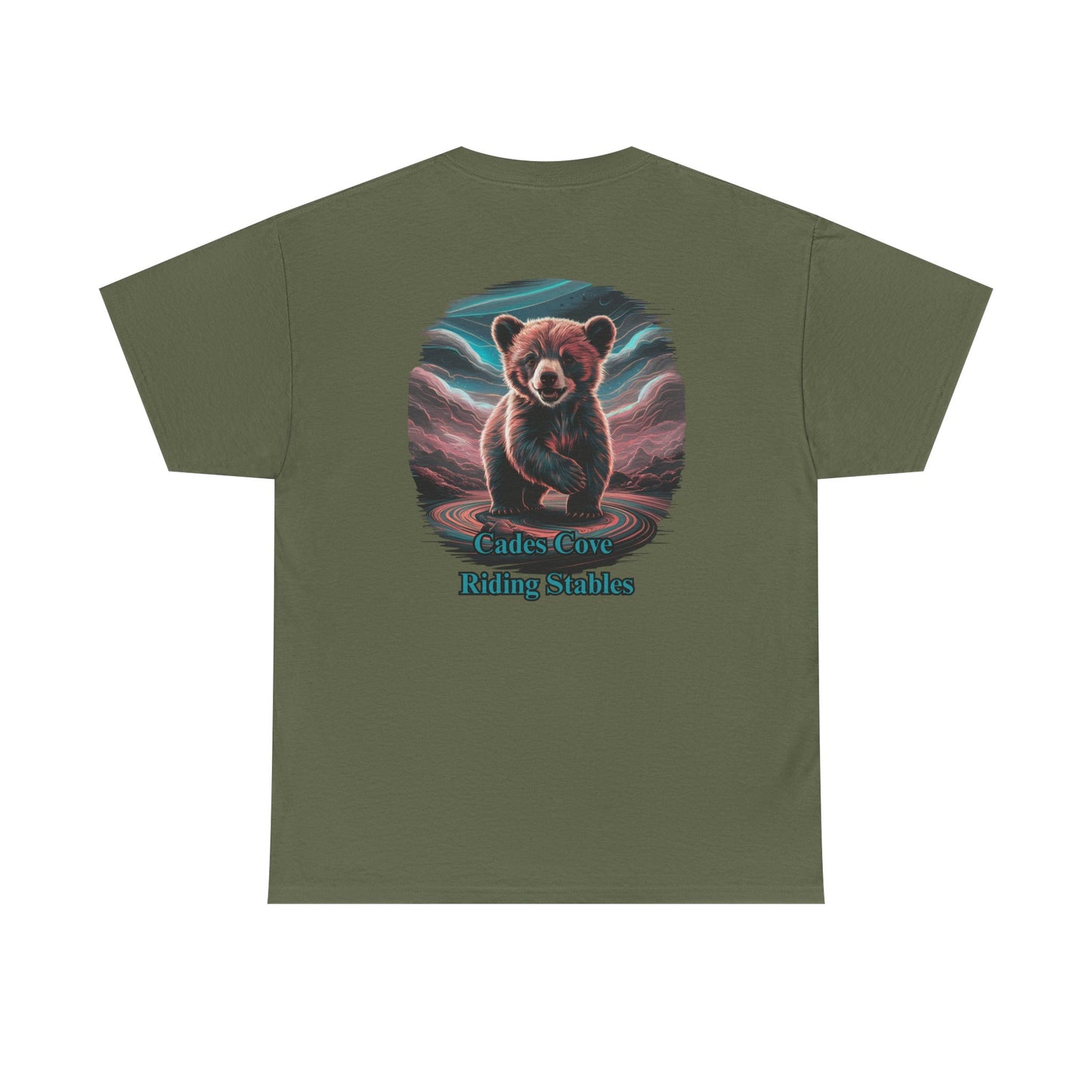 Cades Cove Riding Stables Baby Bear Unisex Heavy Cotton Tee