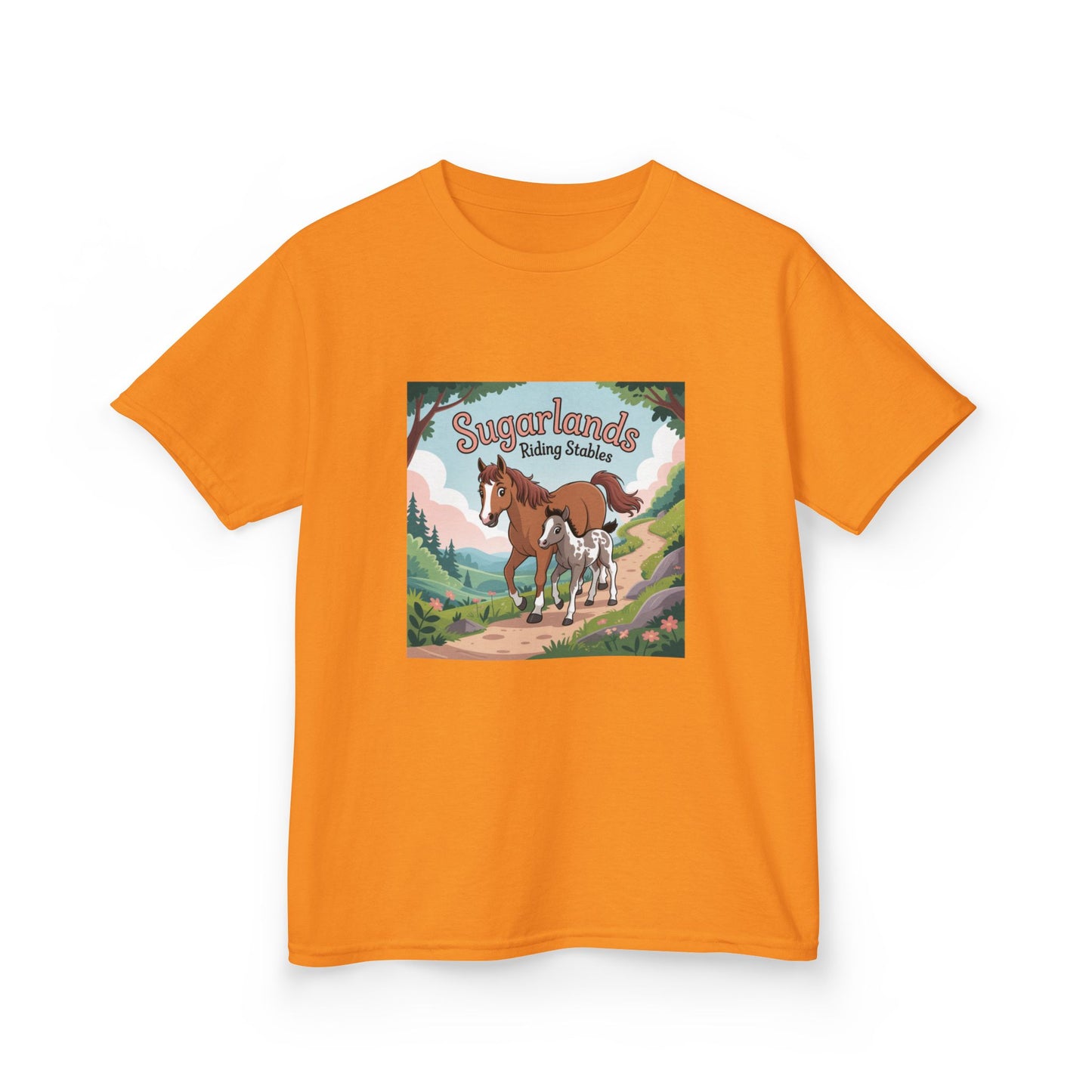 Sugarlands Riding Stables Mama and Baby Horse Kids Heavy Cotton™ Tee
