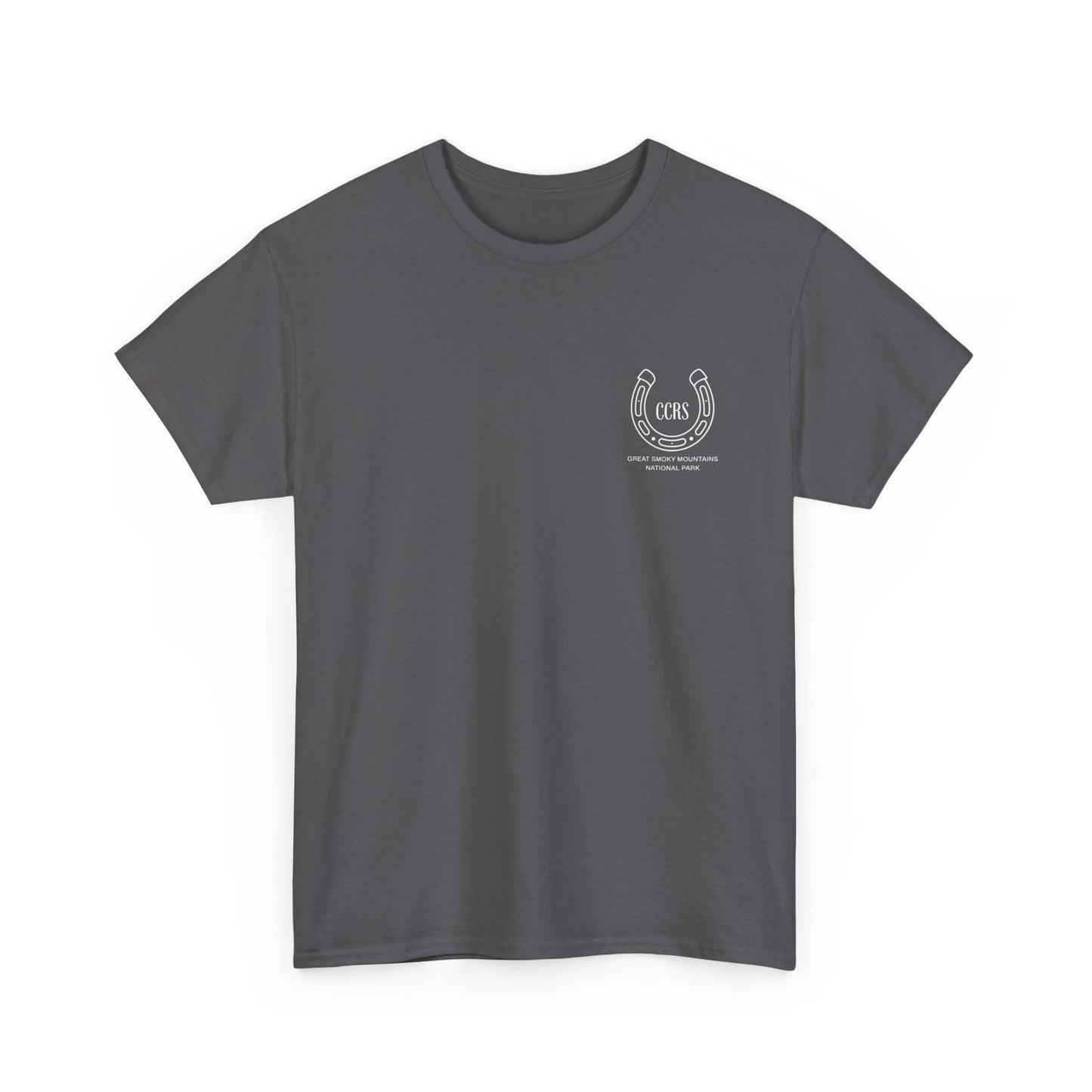 Cades Cove Riding Stables Retro Sunset Unisex Heavy Cotton Tee