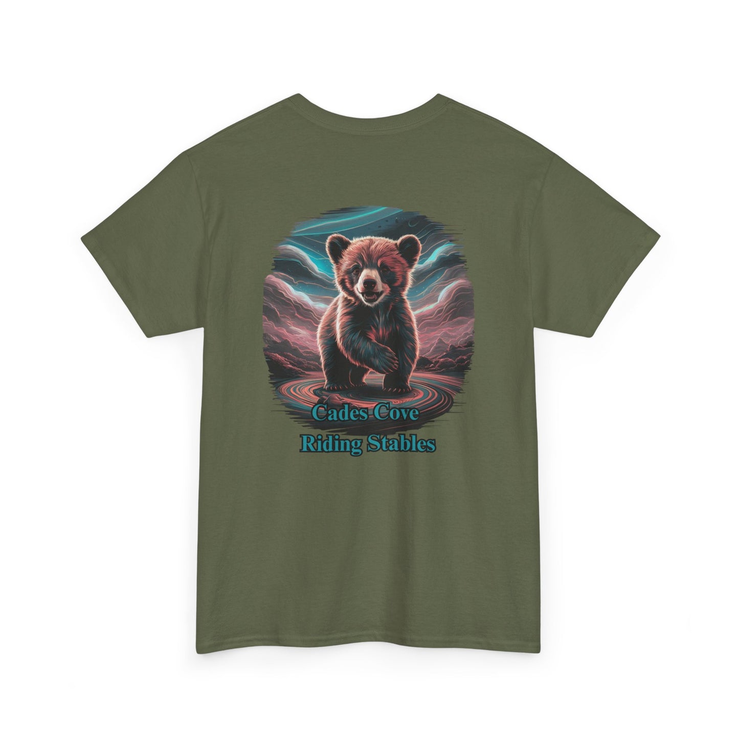 Cades Cove Riding Stables Baby Bear Unisex Heavy Cotton Tee