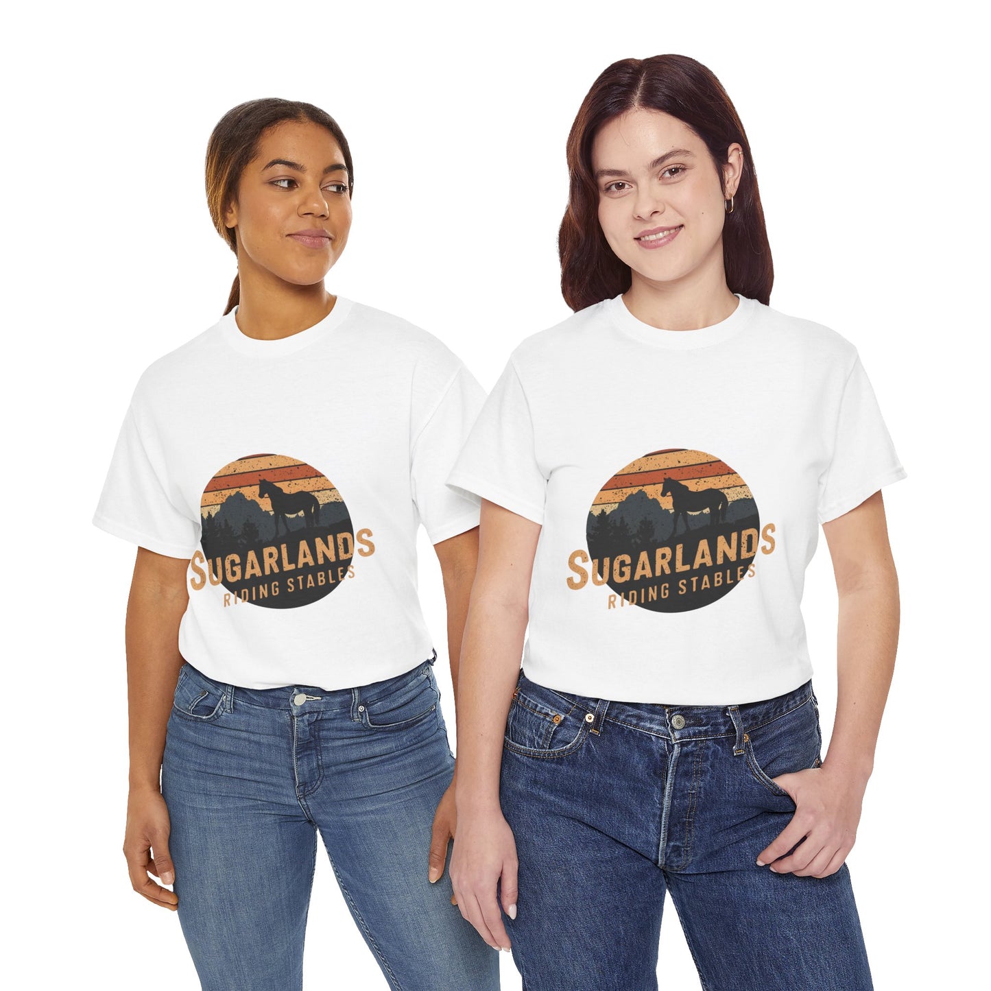 Sugarlands Riding Stables Mountain Horse Unisex Heavy Cotton Tee