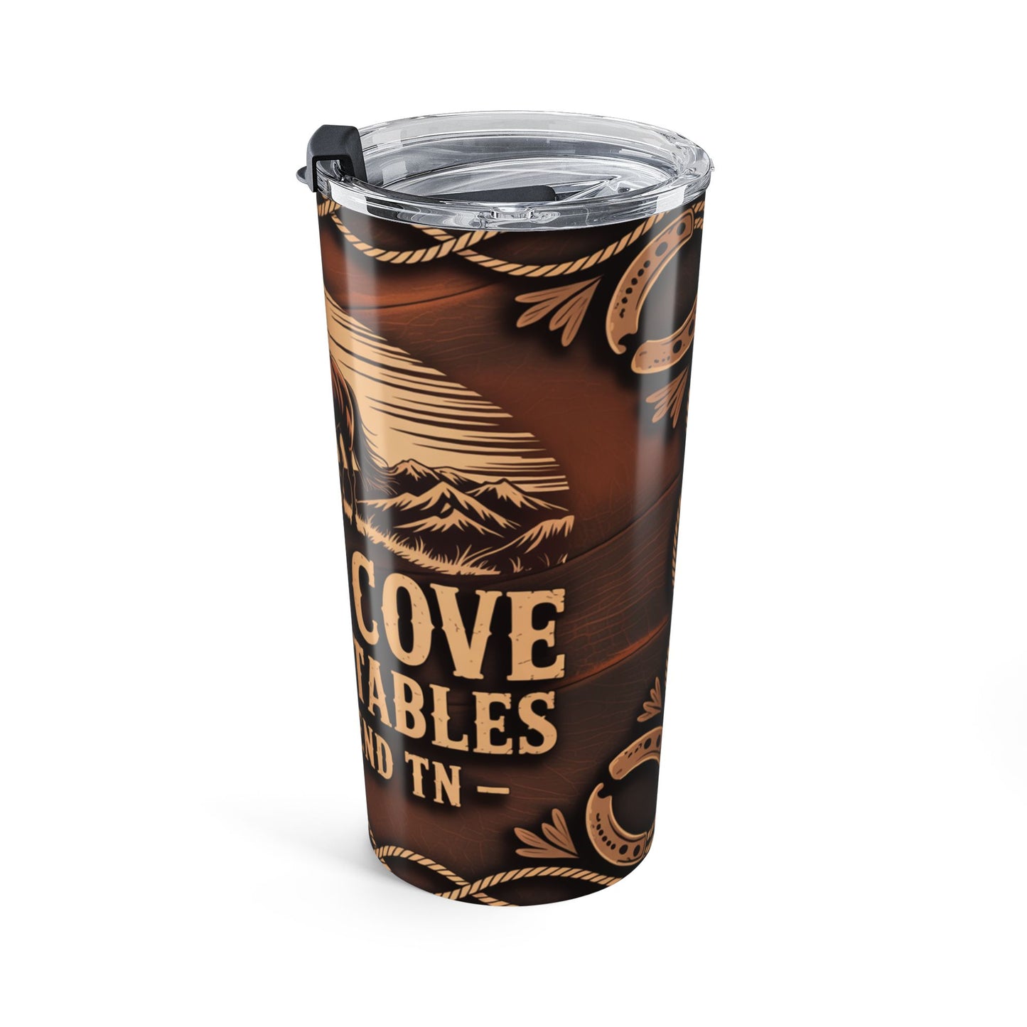 Cades Cove Smoky Sunset Stallion Tumbler 20oz