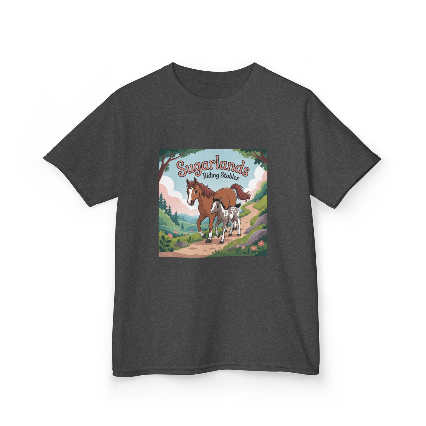 Sugarlands Riding Stables Mama and Baby Horse Kids Heavy Cotton™ Tee