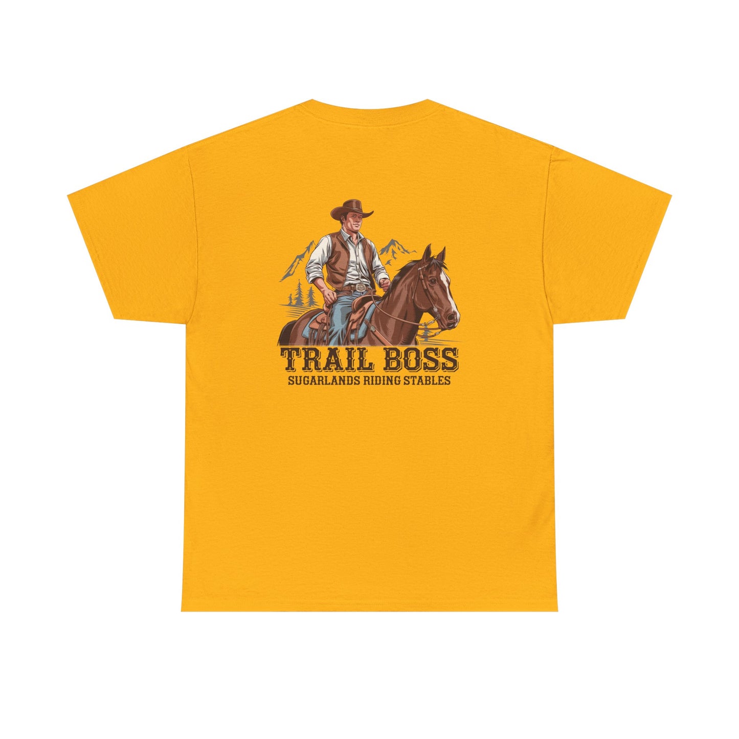Sugarlands Riding Stables Cowboy Trail Boss Unisex Heavy Cotton Tee