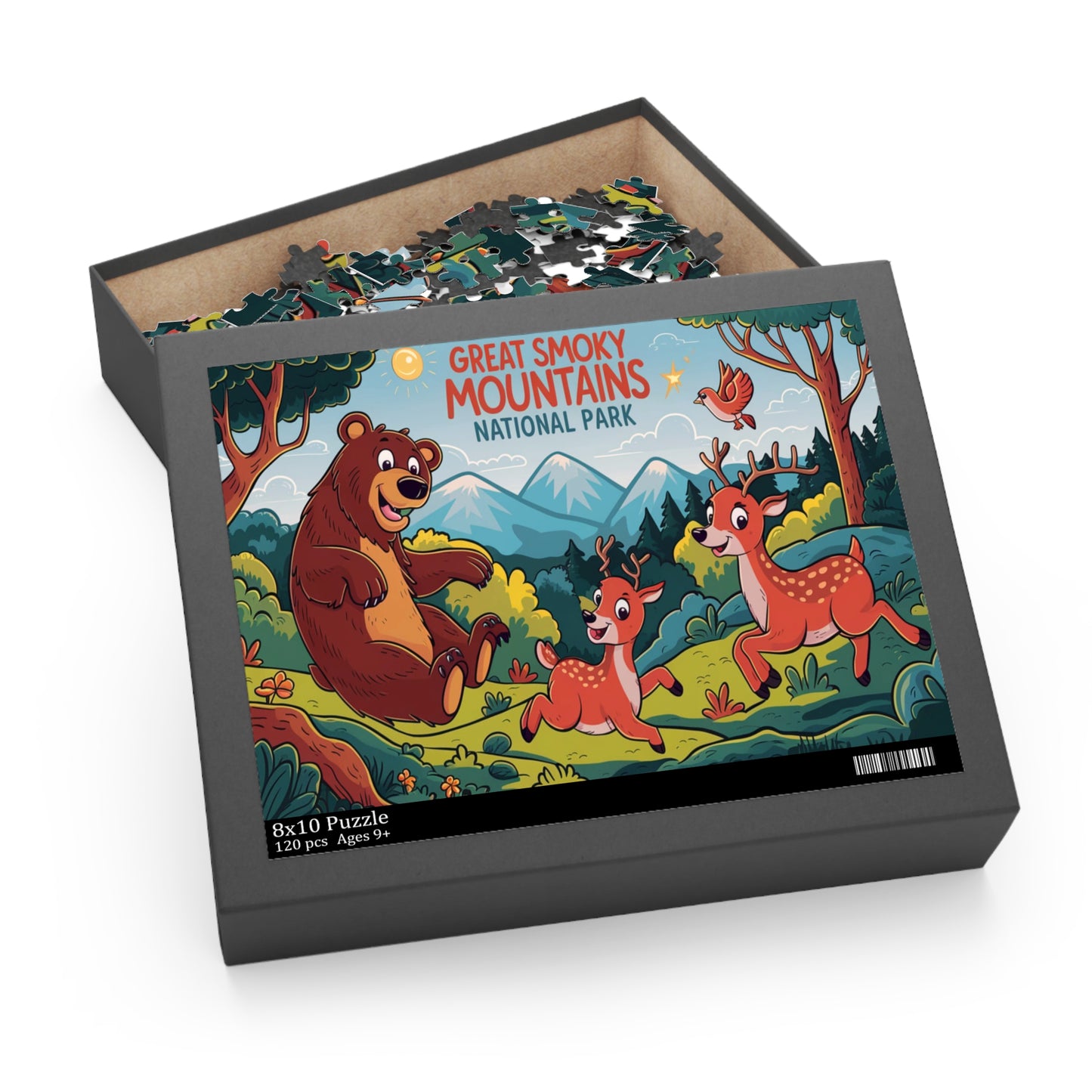 Great Smoky Mountains National Park Kids Bear, Deer Puzzle (120)