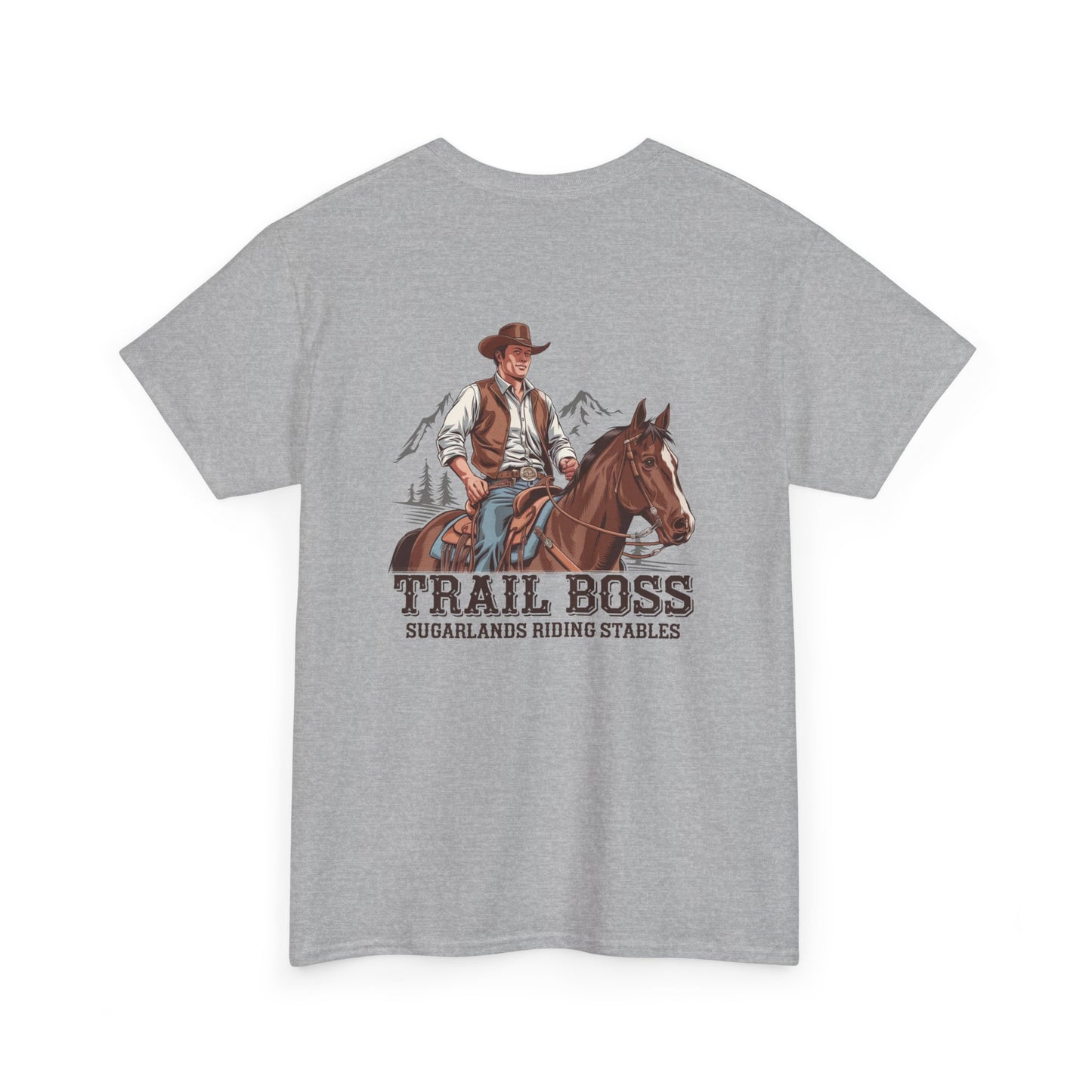 Sugarlands Riding Stables Cowboy Trail Boss Unisex Heavy Cotton Tee
