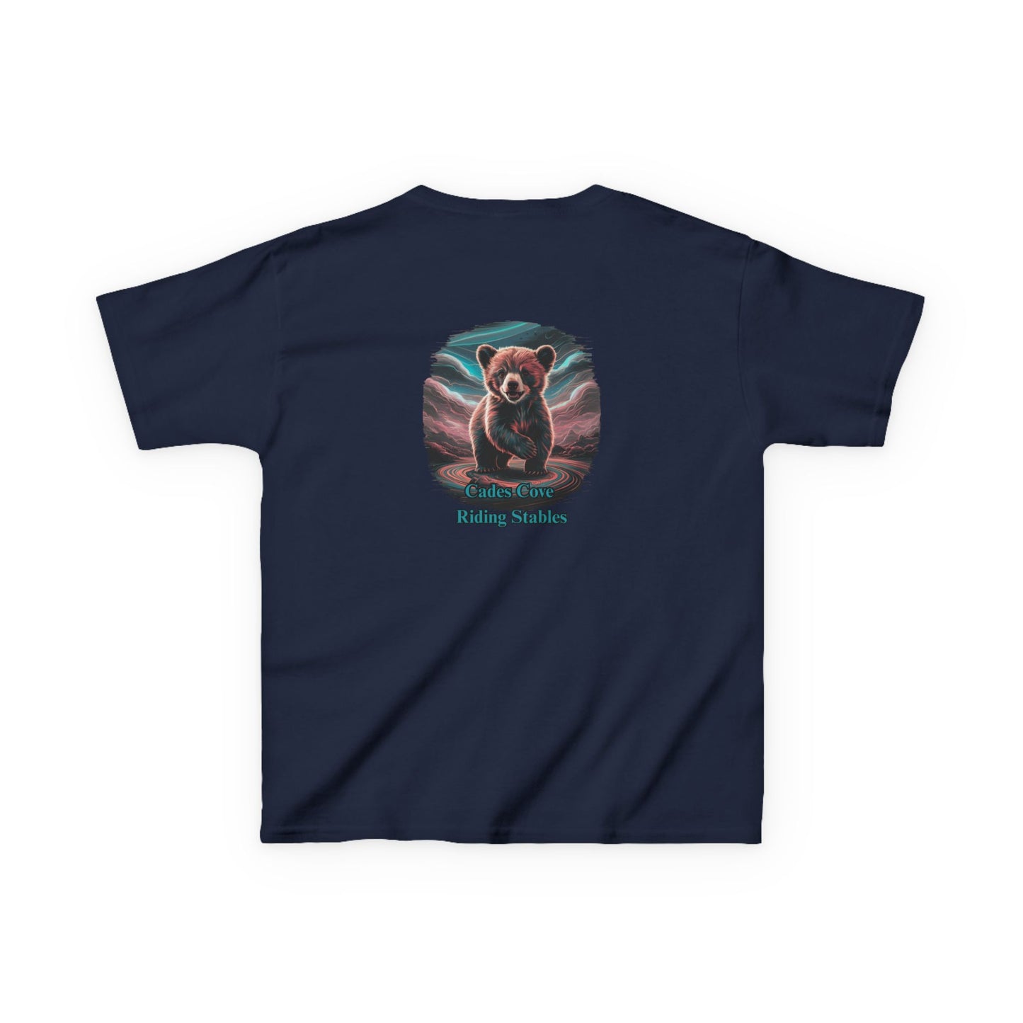 Cades Cove Riding Stables Baby Bear Kids Heavy Cotton™ Tee