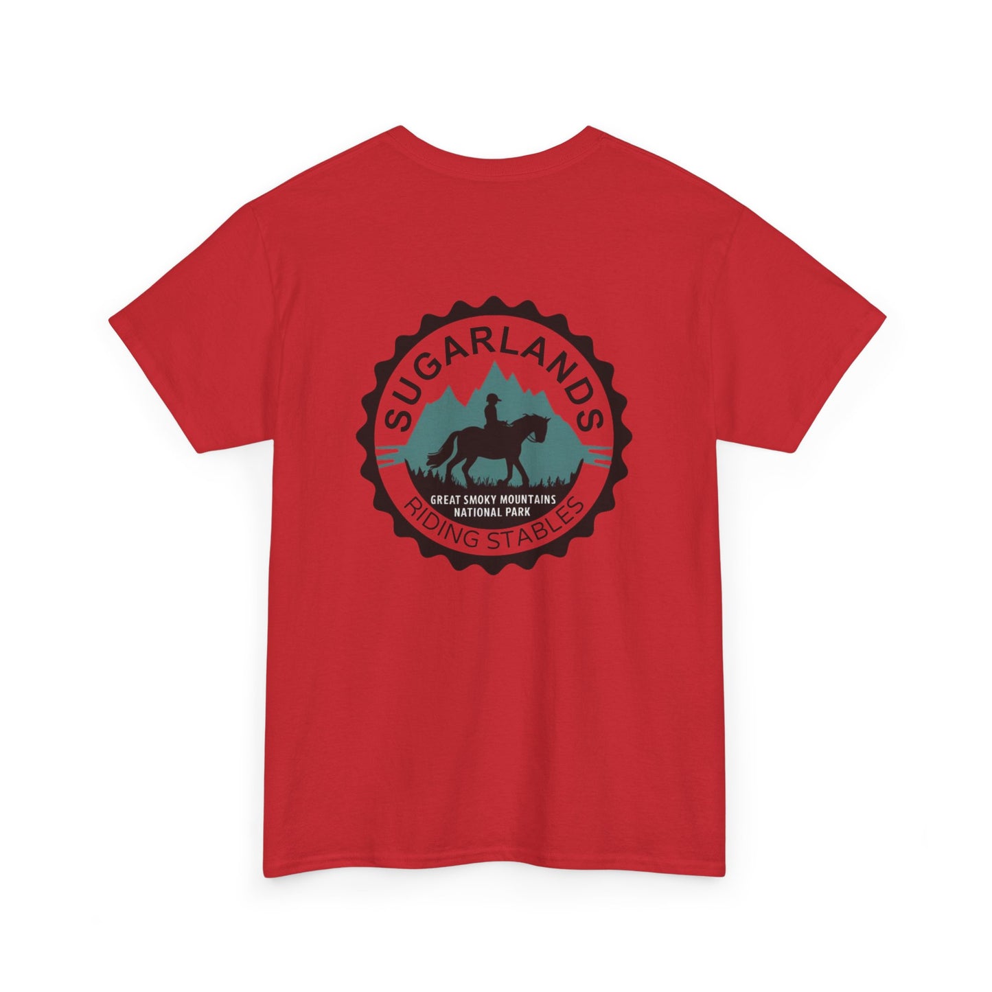 Sugarlands Riding Stables GSMNP Rider Unisex Heavy Cotton Tee