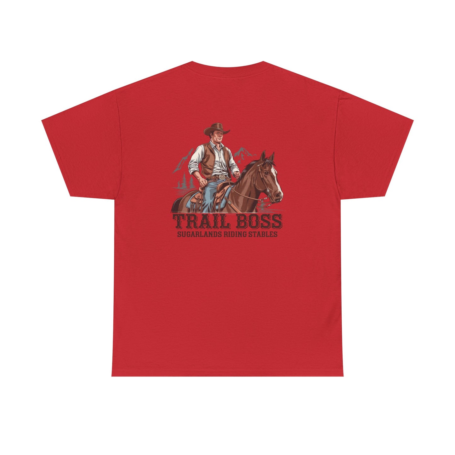 Sugarlands Riding Stables Cowboy Trail Boss Unisex Heavy Cotton Tee
