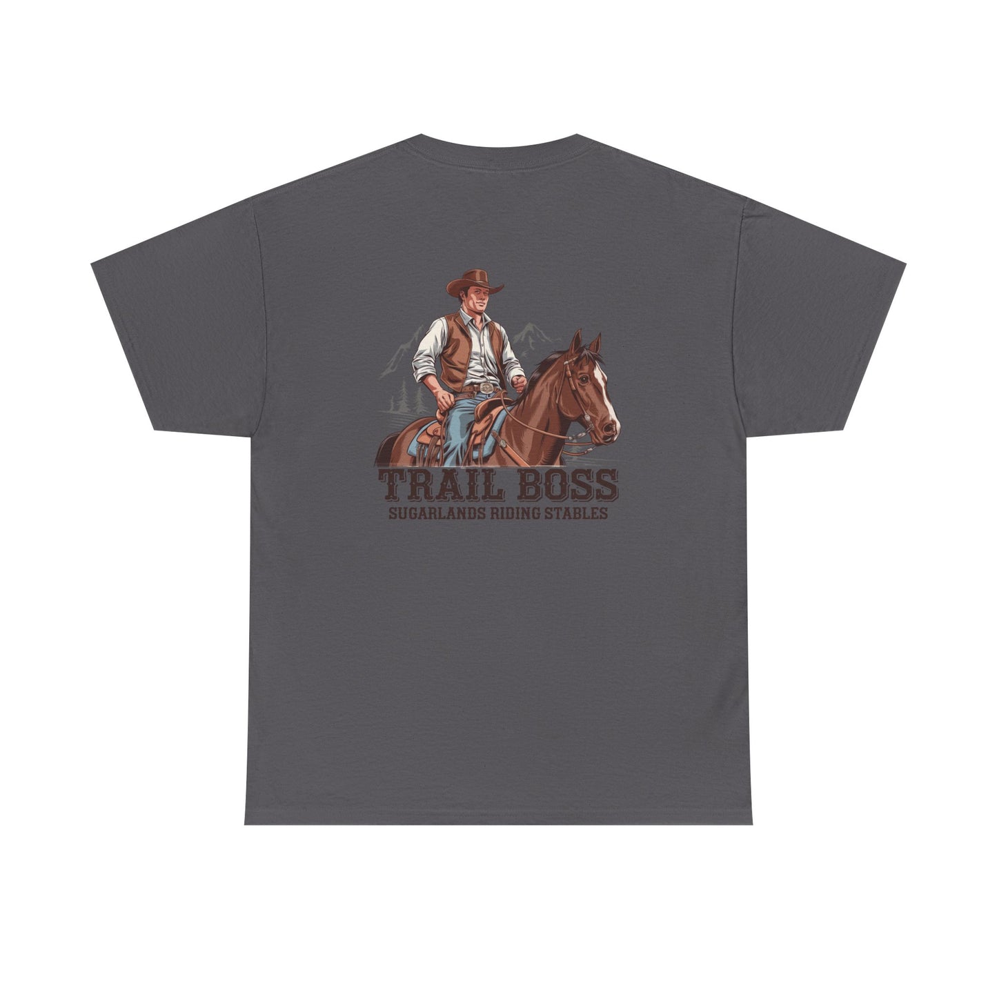 Sugarlands Riding Stables Cowboy Trail Boss Unisex Heavy Cotton Tee