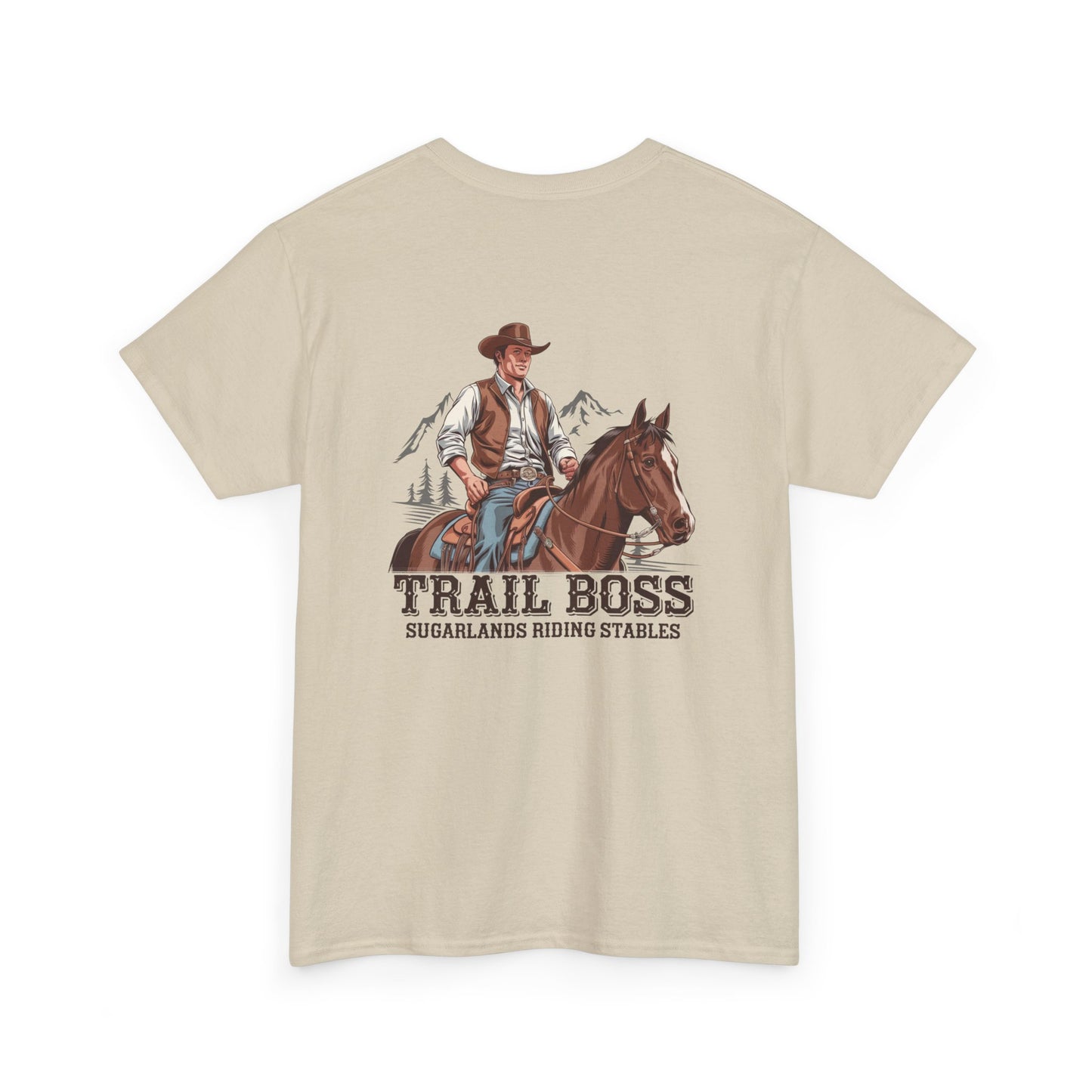 Sugarlands Riding Stables Cowboy Trail Boss Unisex Heavy Cotton Tee