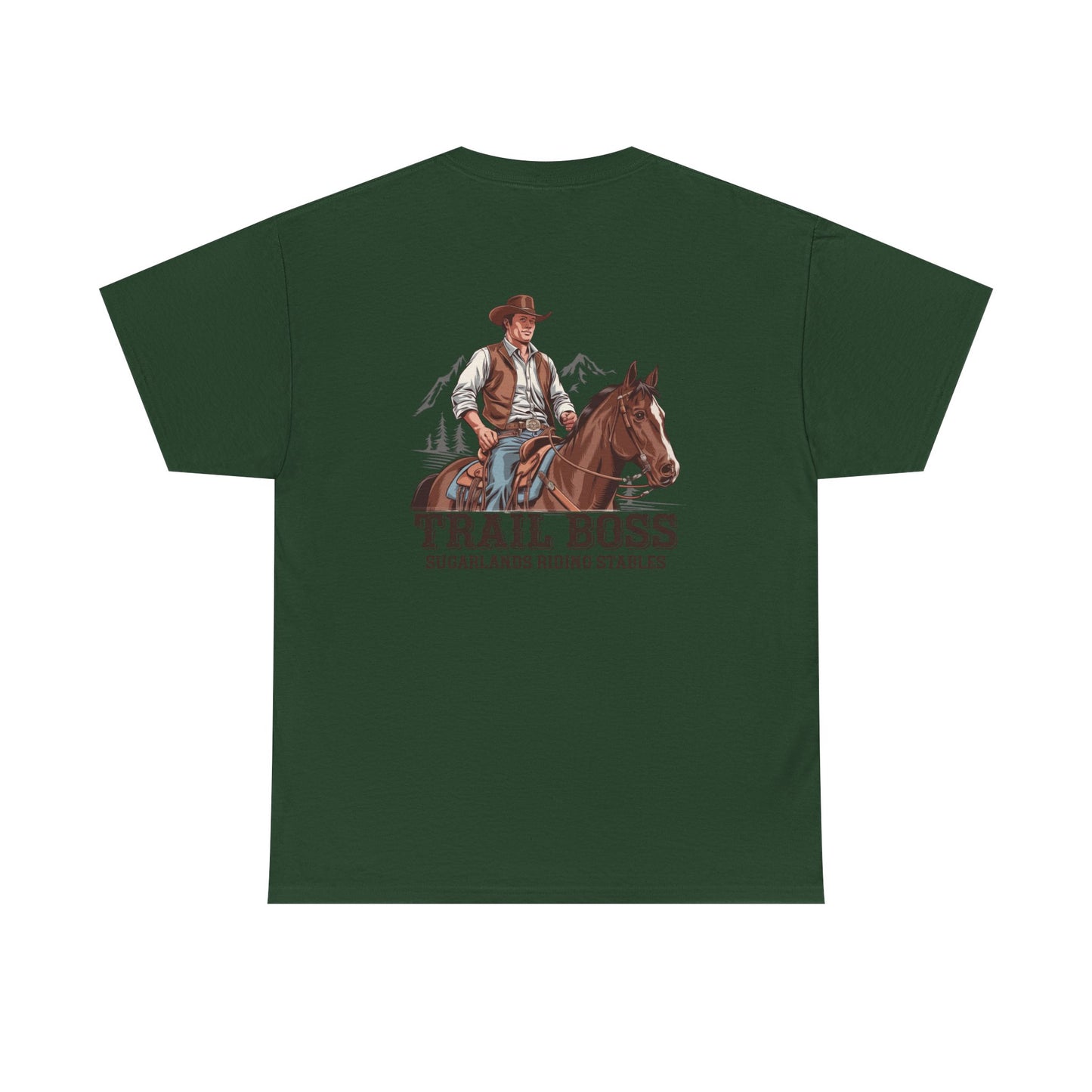Sugarlands Riding Stables Cowboy Trail Boss Unisex Heavy Cotton Tee