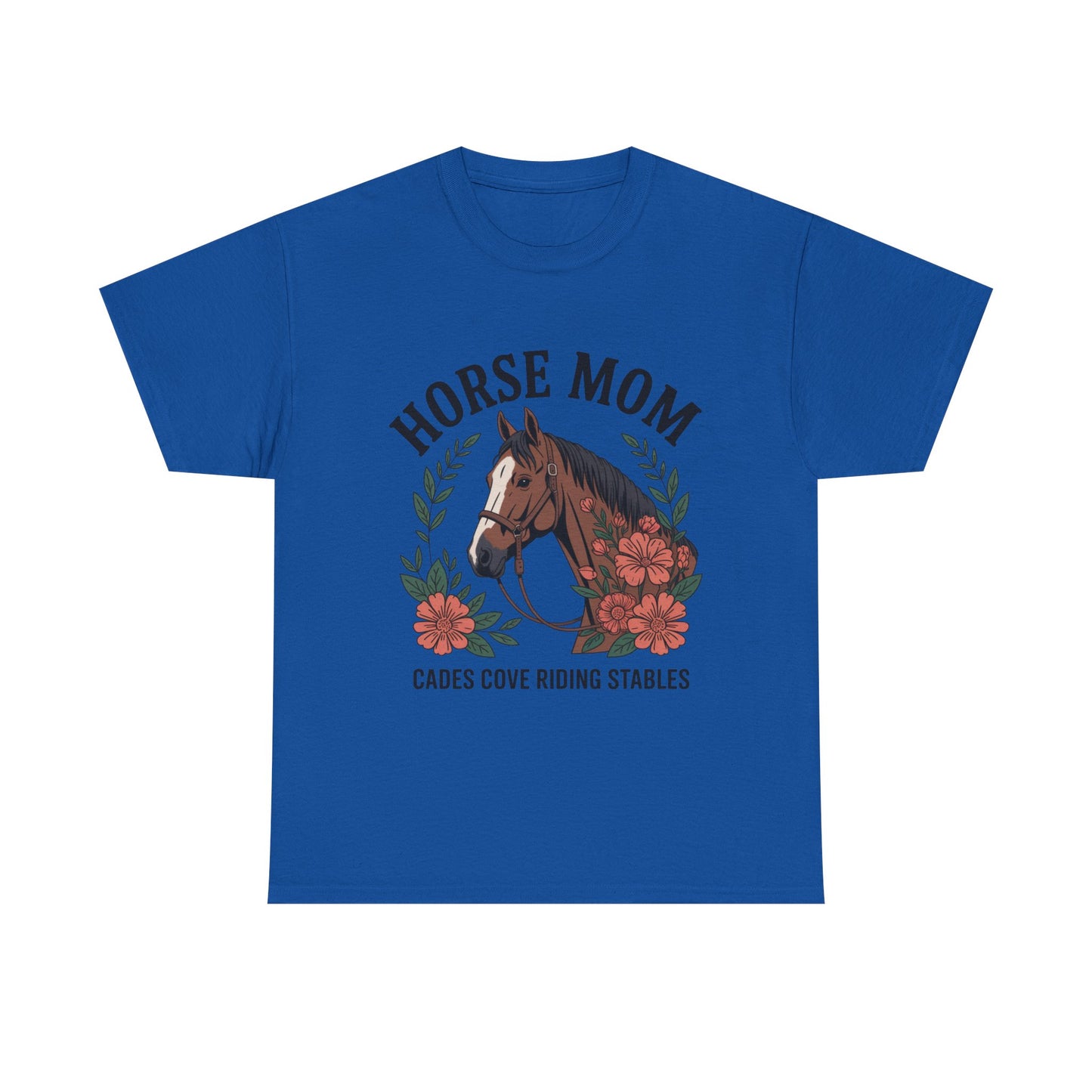 Horse Mom Cades Cove Riding Stables Shirt – Floral Horse Lover Smoky Mountains Tee