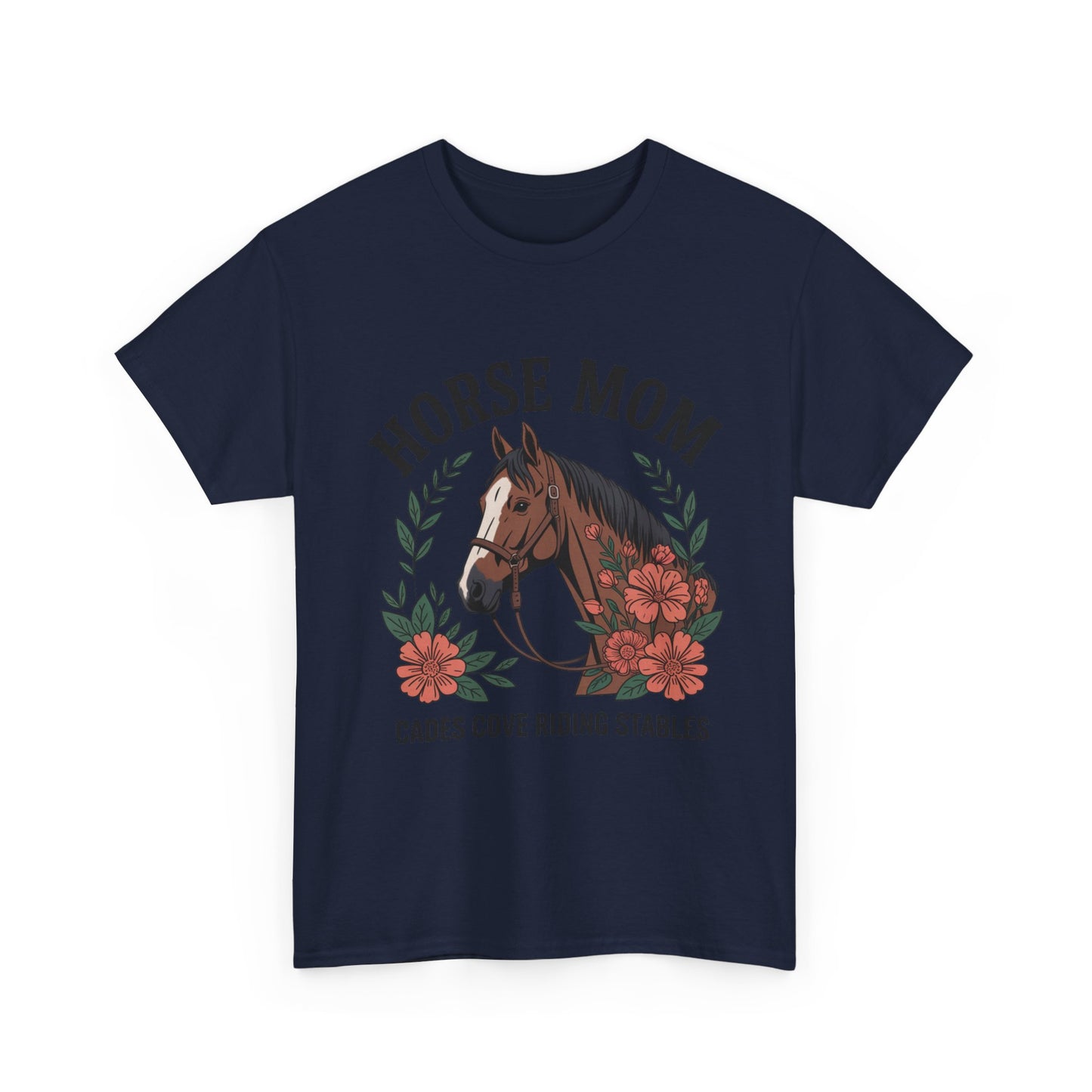 Horse Mom Cades Cove Riding Stables Shirt – Floral Horse Lover Smoky Mountains Tee