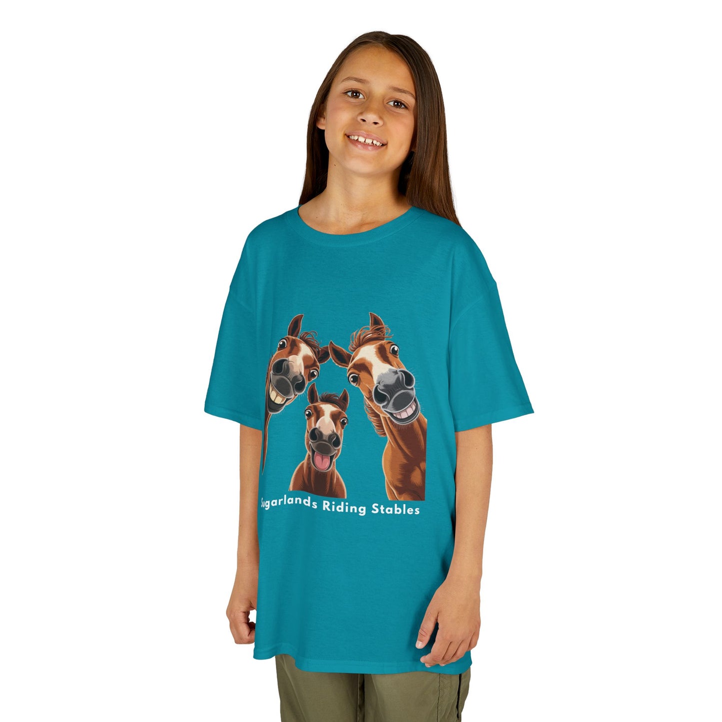 Happy Herd Crew – Funny Horse Faces Sugarlands Riding Stables Shirt
