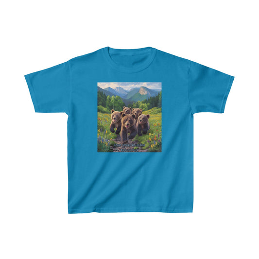 Great Smoky Mountains National Park Bears, Kids Heavy Cotton™ Tee