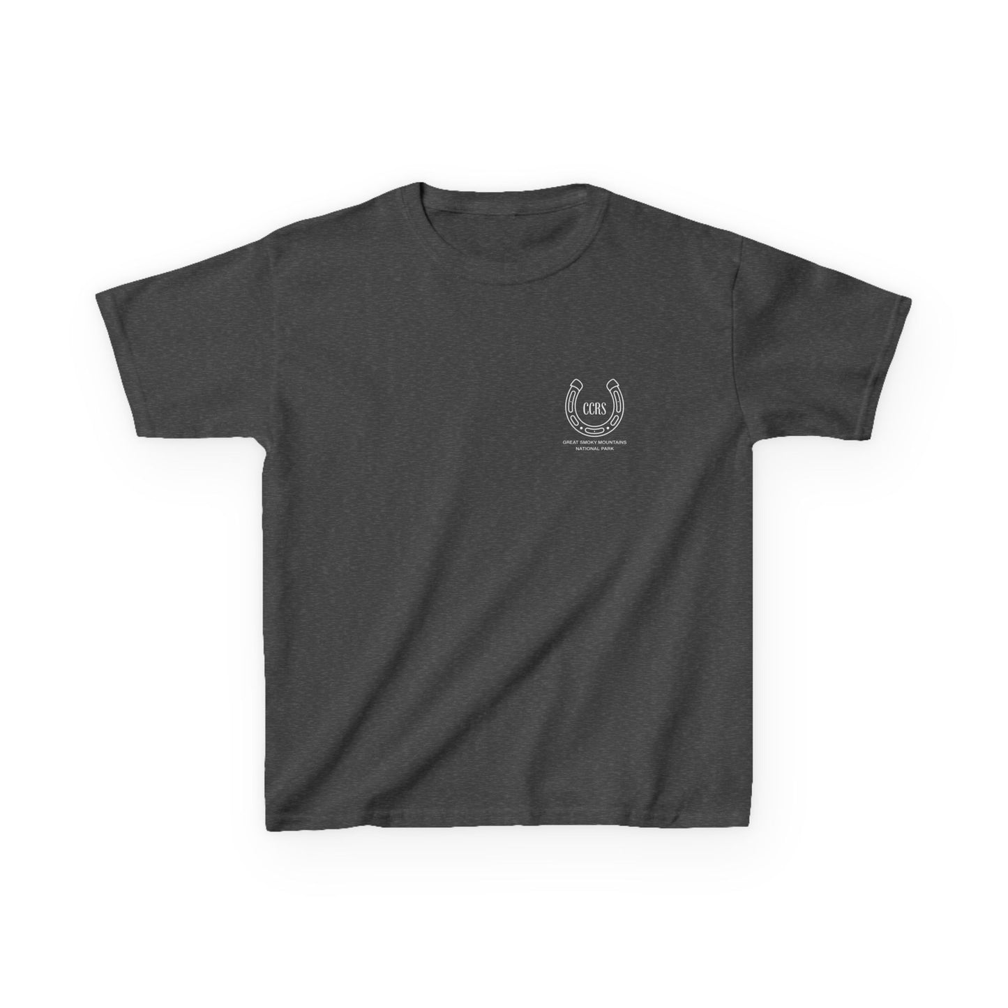 Cades Cove Riding Stables Retro Sunset Kids Heavy Cotton™ Tee