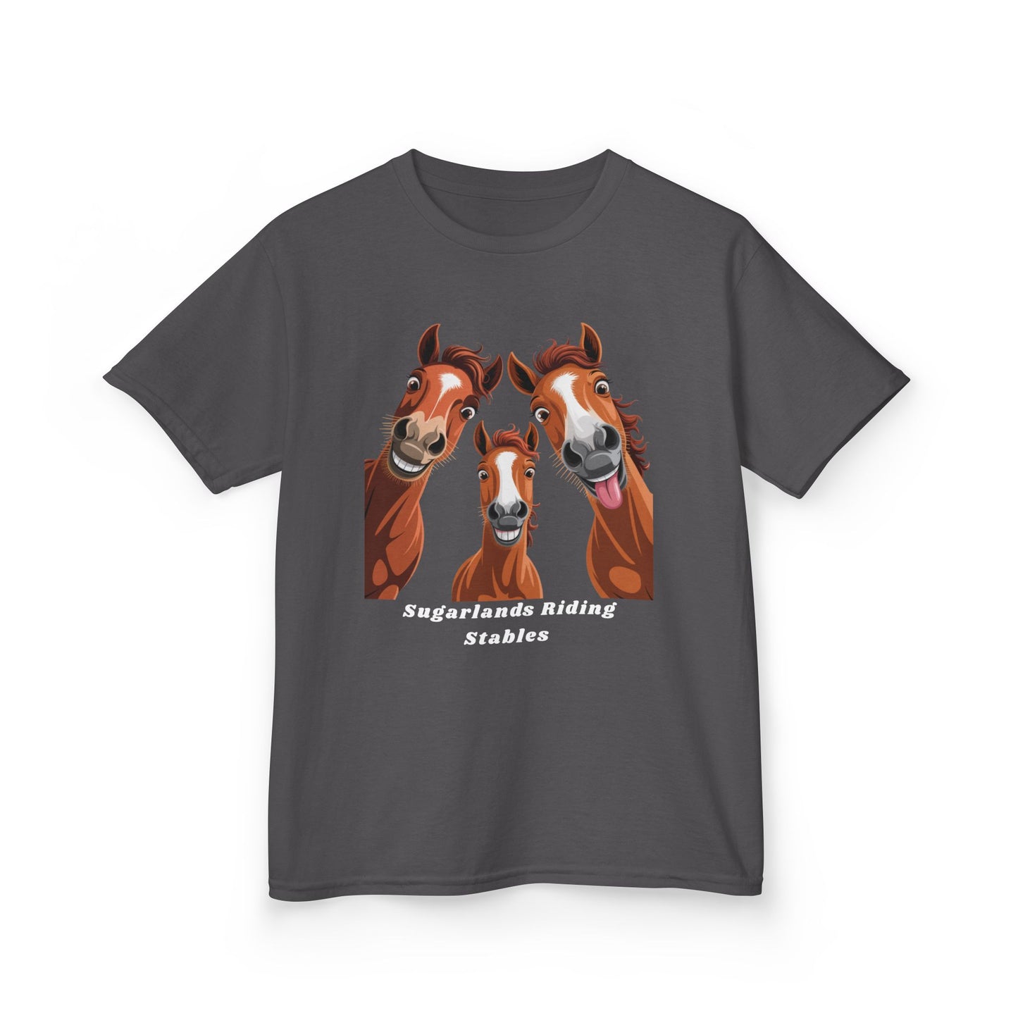 Happy Herd Trio Shirt – Funny Horse Faces Sugarlands Riding Stables Design