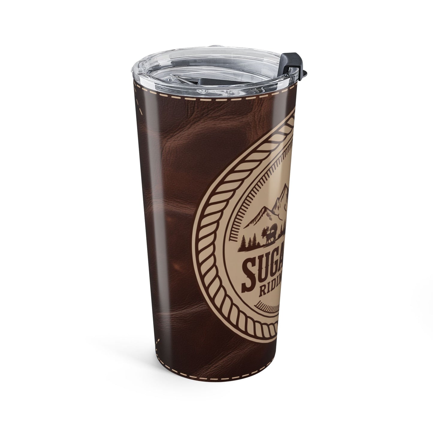 Cabin Trail Emblem – Sugarlands Riding Stables Tumbler Design 20oz