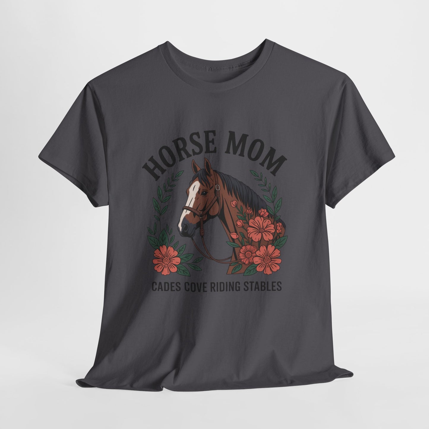 Horse Mom Cades Cove Riding Stables Shirt – Floral Horse Lover Smoky Mountains Tee