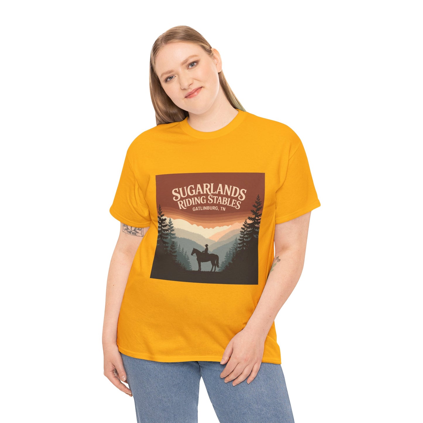 Sugarlands Riding Stables T-Shirt – Gatlinburg Tennessee Smoky Mountains Horseback Tee