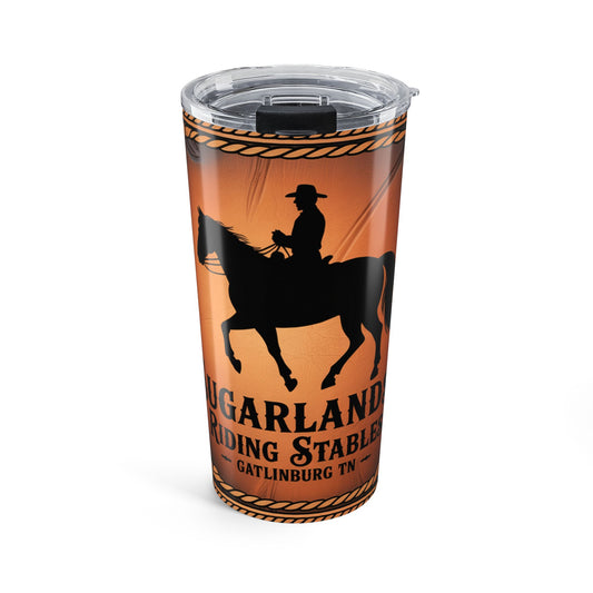 Heritage Rider Design – Sugarlands Riding Stables Tumbler 20oz
