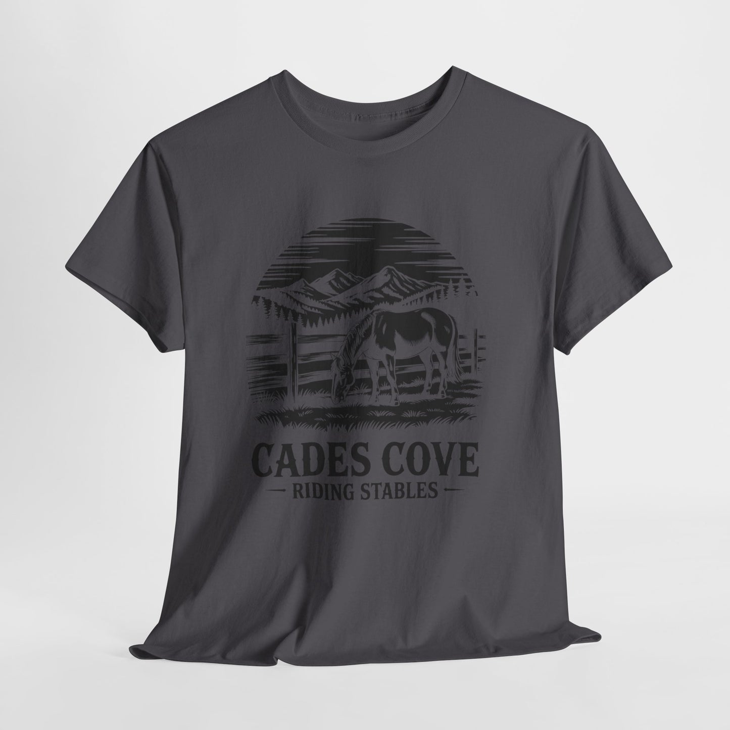 Cades Cove Riding Stables Mountain Horse Shirt – Smoky Mountains Horse Lover Tee