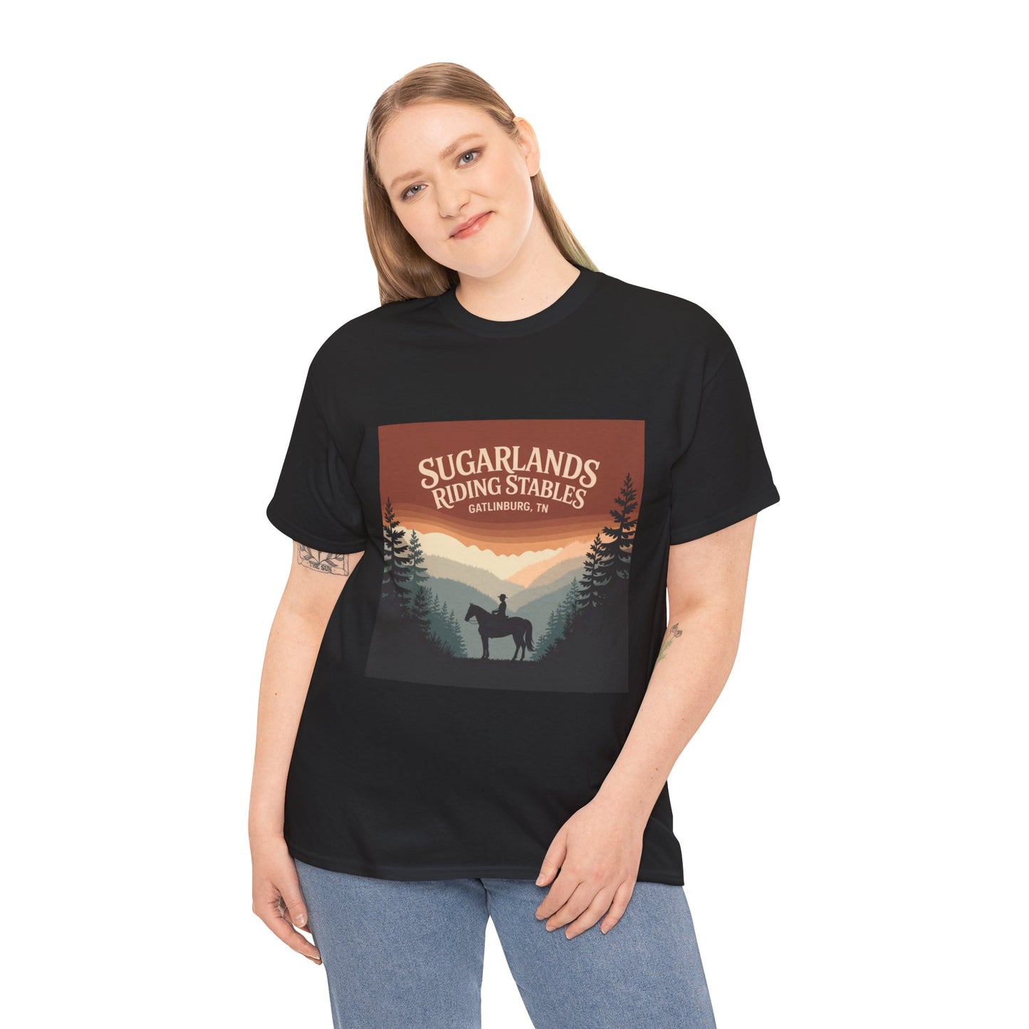 Sugarlands Riding Stables T-Shirt – Gatlinburg Tennessee Smoky Mountains Horseback Tee