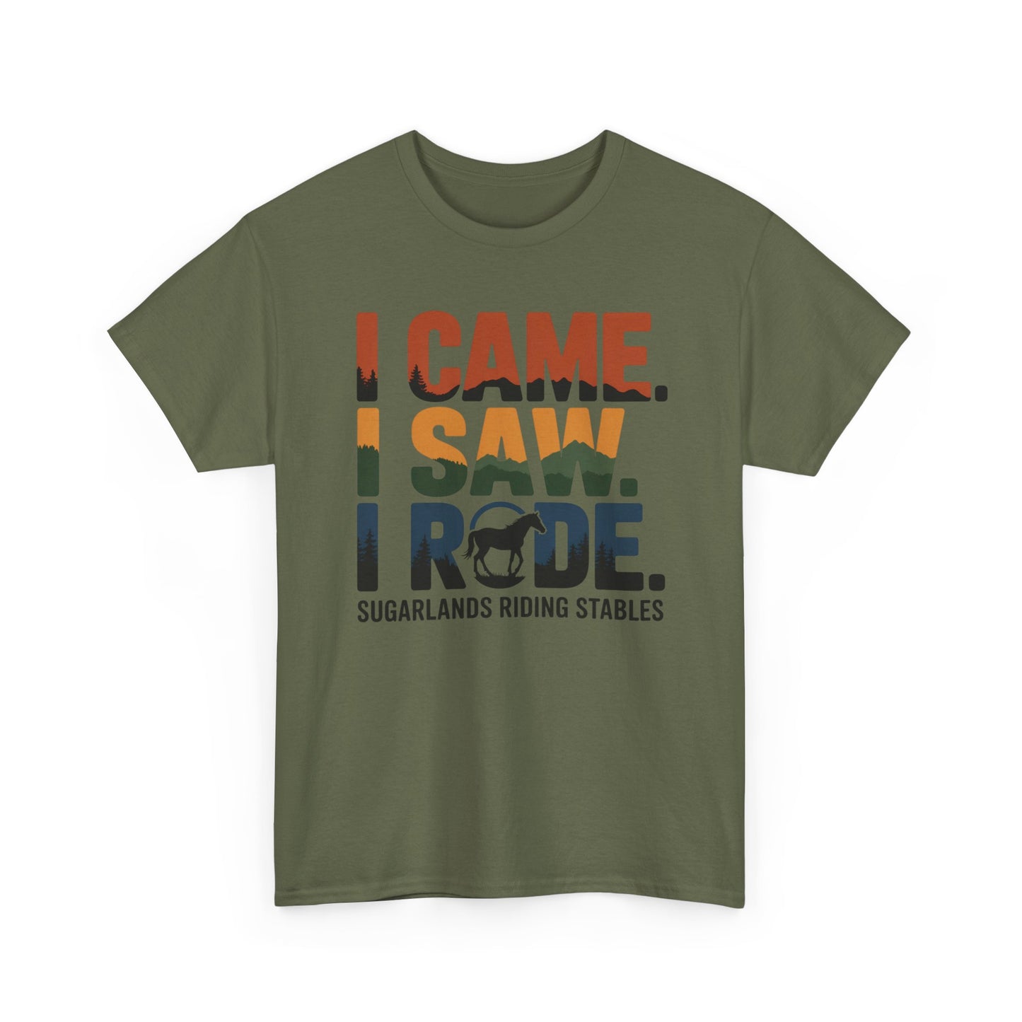 I Came. I Saw. I Rode. Horseback Riding T‑Shirt