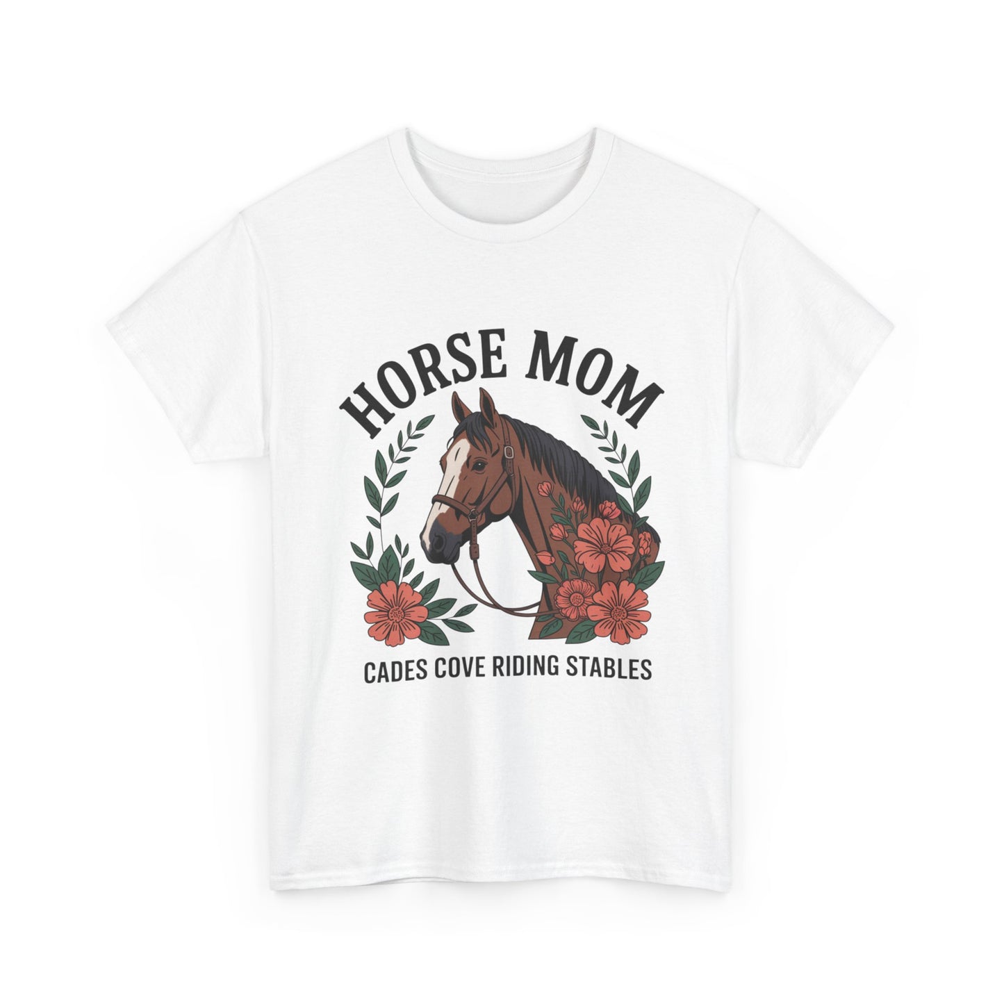 Horse Mom Cades Cove Riding Stables Shirt – Floral Horse Lover Smoky Mountains Tee