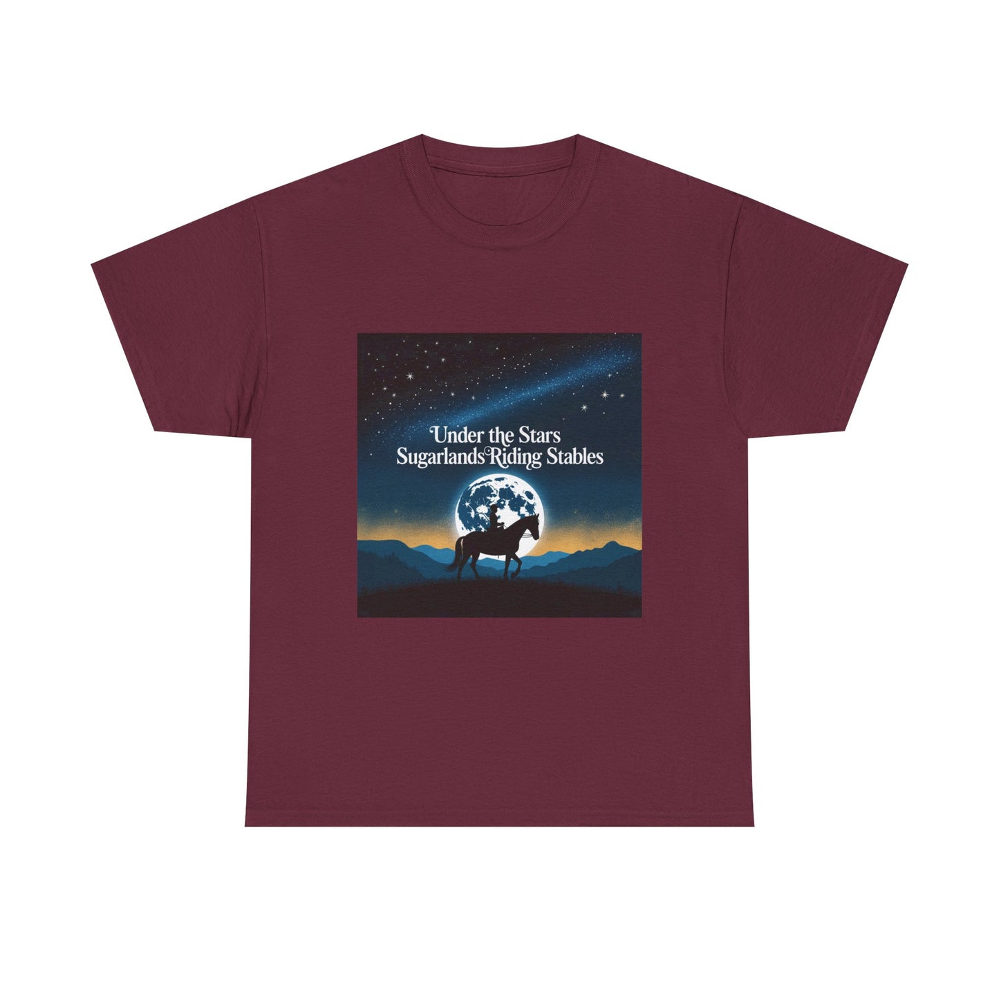 Under the Stars T-Shirt – Sugarlands Riding Stables Gatlinburg Smoky Mountains Horseback Tee