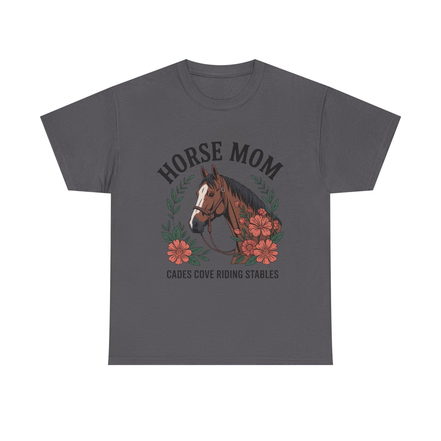 Horse Mom Cades Cove Riding Stables Shirt – Floral Horse Lover Smoky Mountains Tee