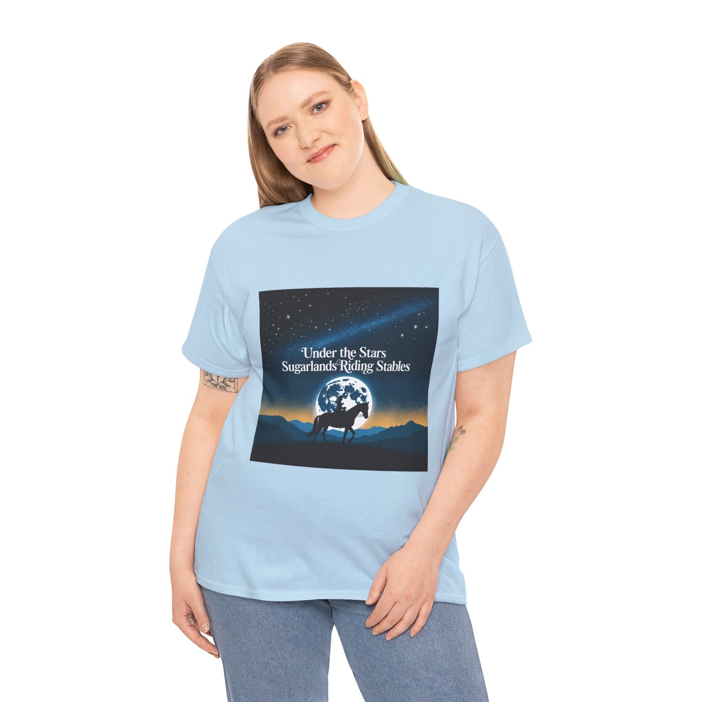 Under the Stars T-Shirt – Sugarlands Riding Stables Gatlinburg Smoky Mountains Horseback Tee