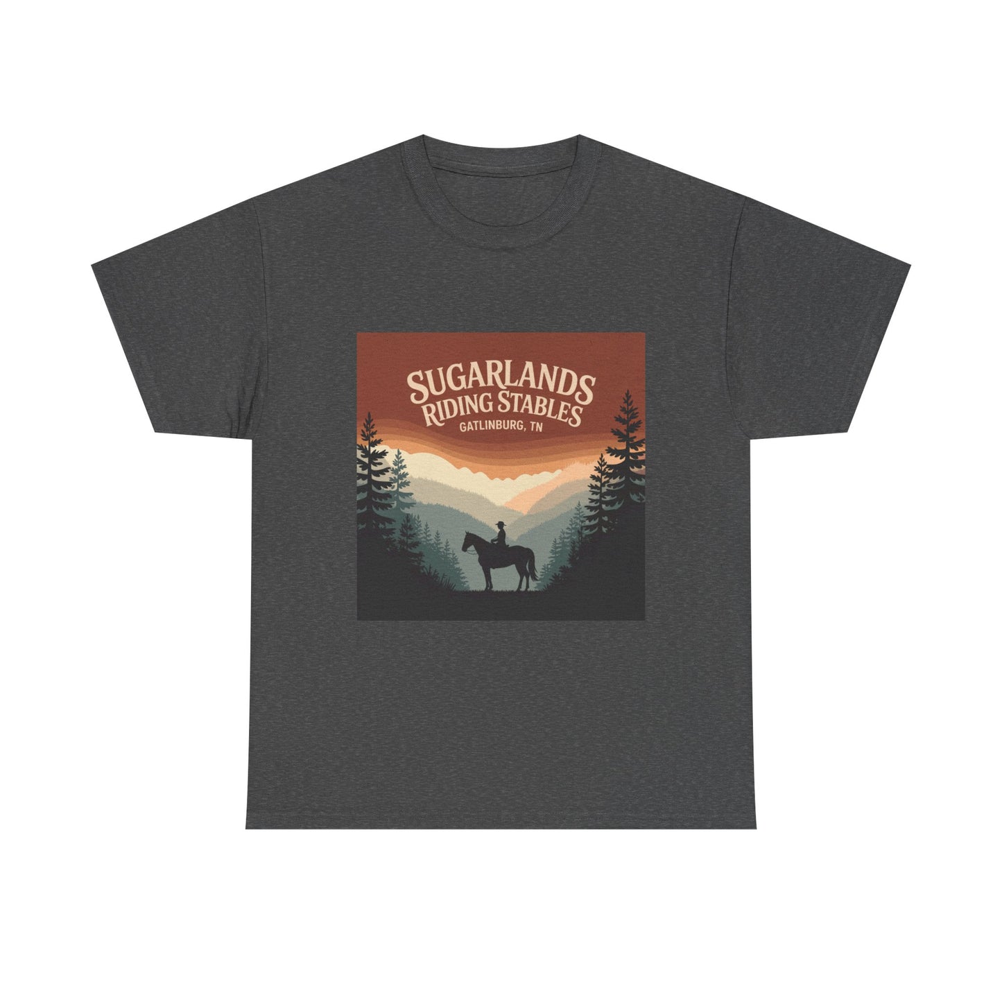 Sugarlands Riding Stables T-Shirt – Gatlinburg Tennessee Smoky Mountains Horseback Tee