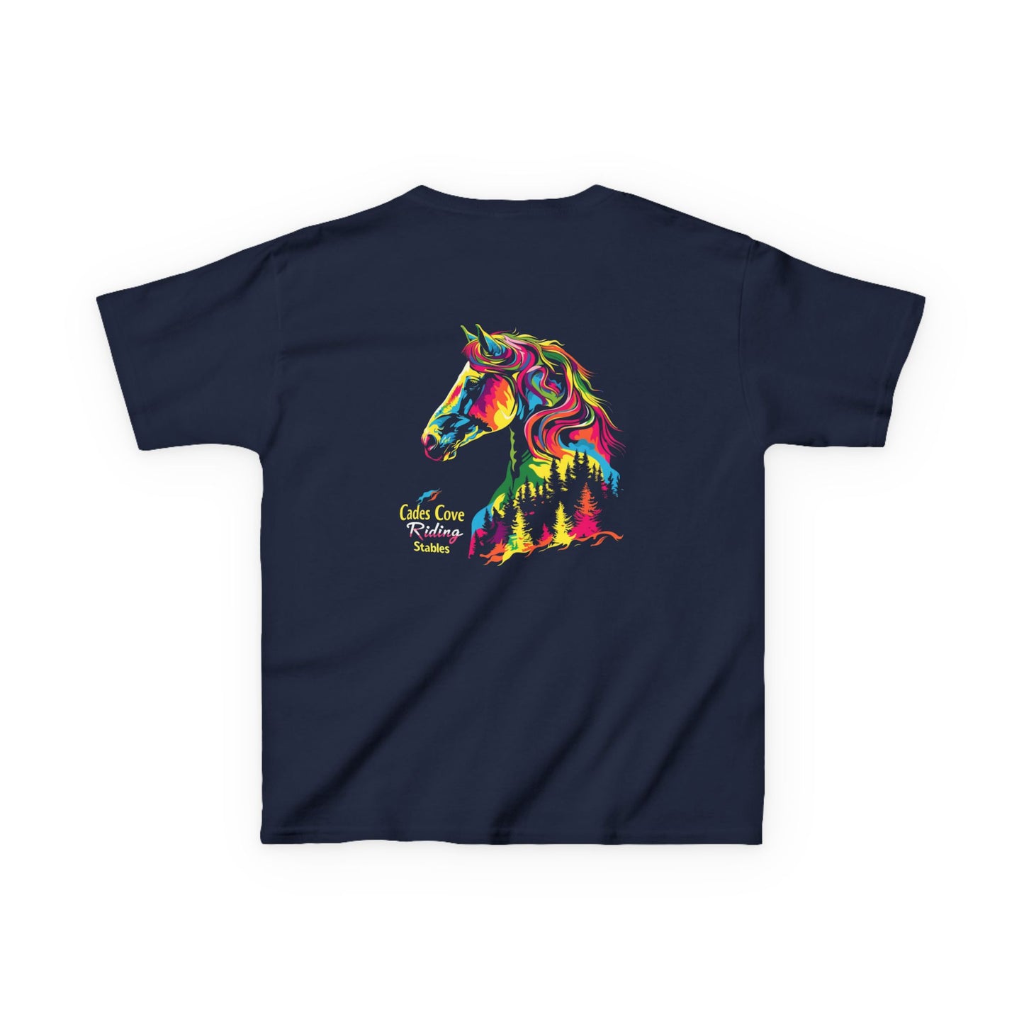 Cades Cove Riding Stables Horsehead Kids Heavy Cotton™ Tee
