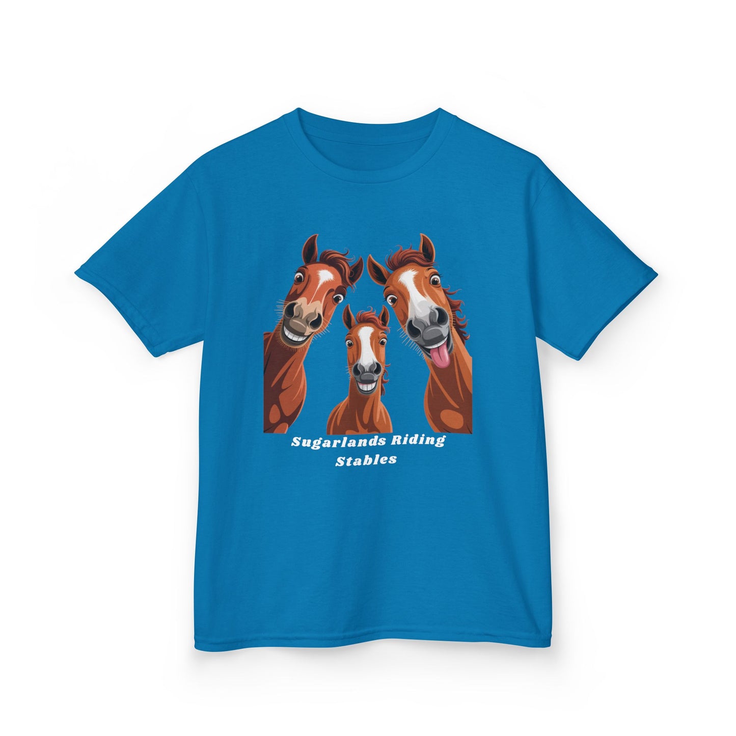 Happy Herd Trio Shirt – Funny Horse Faces Sugarlands Riding Stables Design