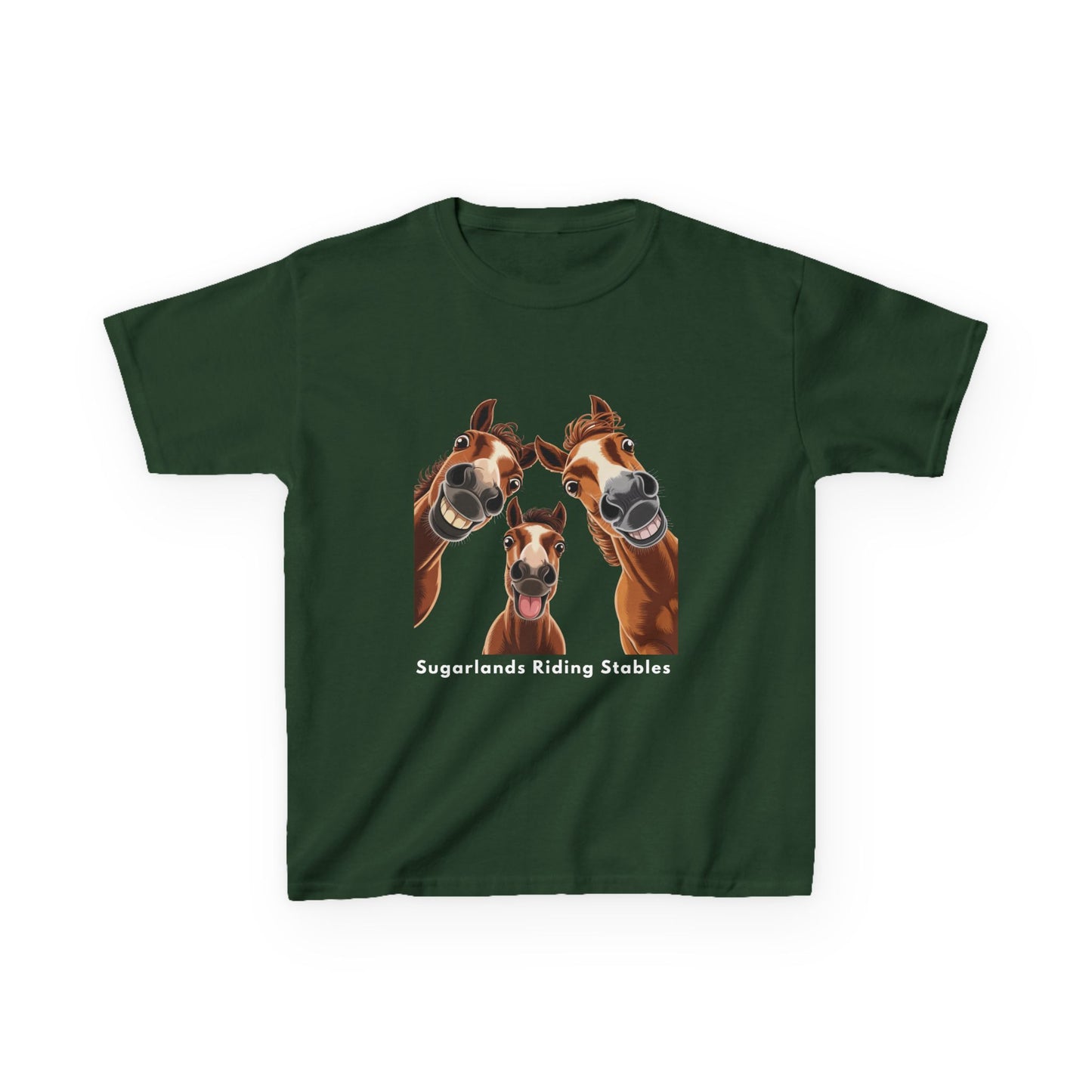 Happy Herd Crew – Funny Horse Faces Sugarlands Riding Stables Shirt