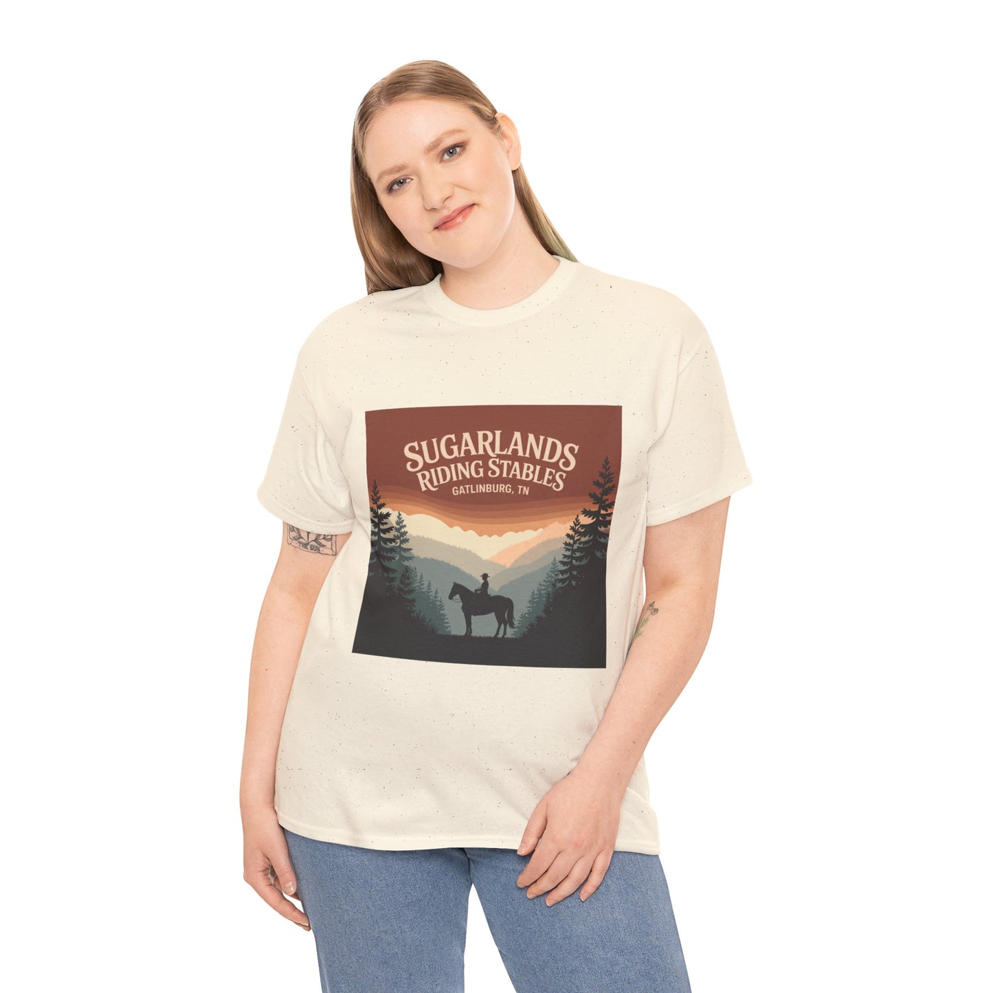 Sugarlands Riding Stables T-Shirt – Gatlinburg Tennessee Smoky Mountains Horseback Tee