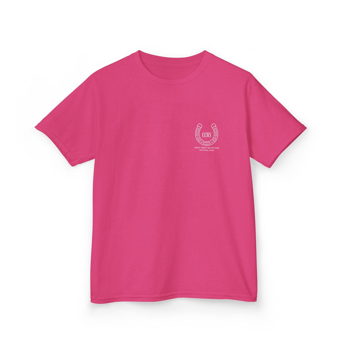 Cades Cove Riding Stables Retro Sunset Kids Heavy Cotton™ Tee