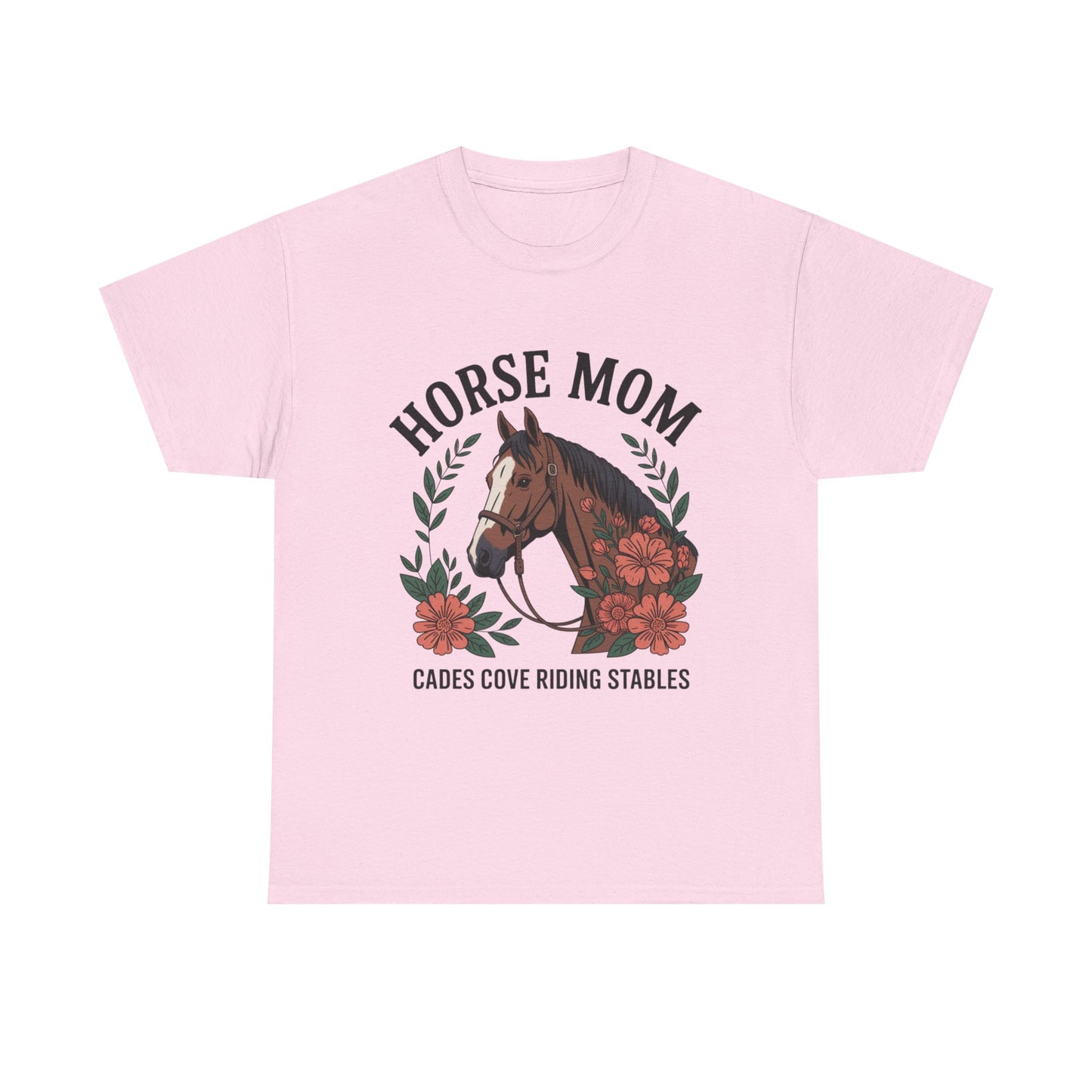 Horse Mom Cades Cove Riding Stables Shirt – Floral Horse Lover Smoky Mountains Tee