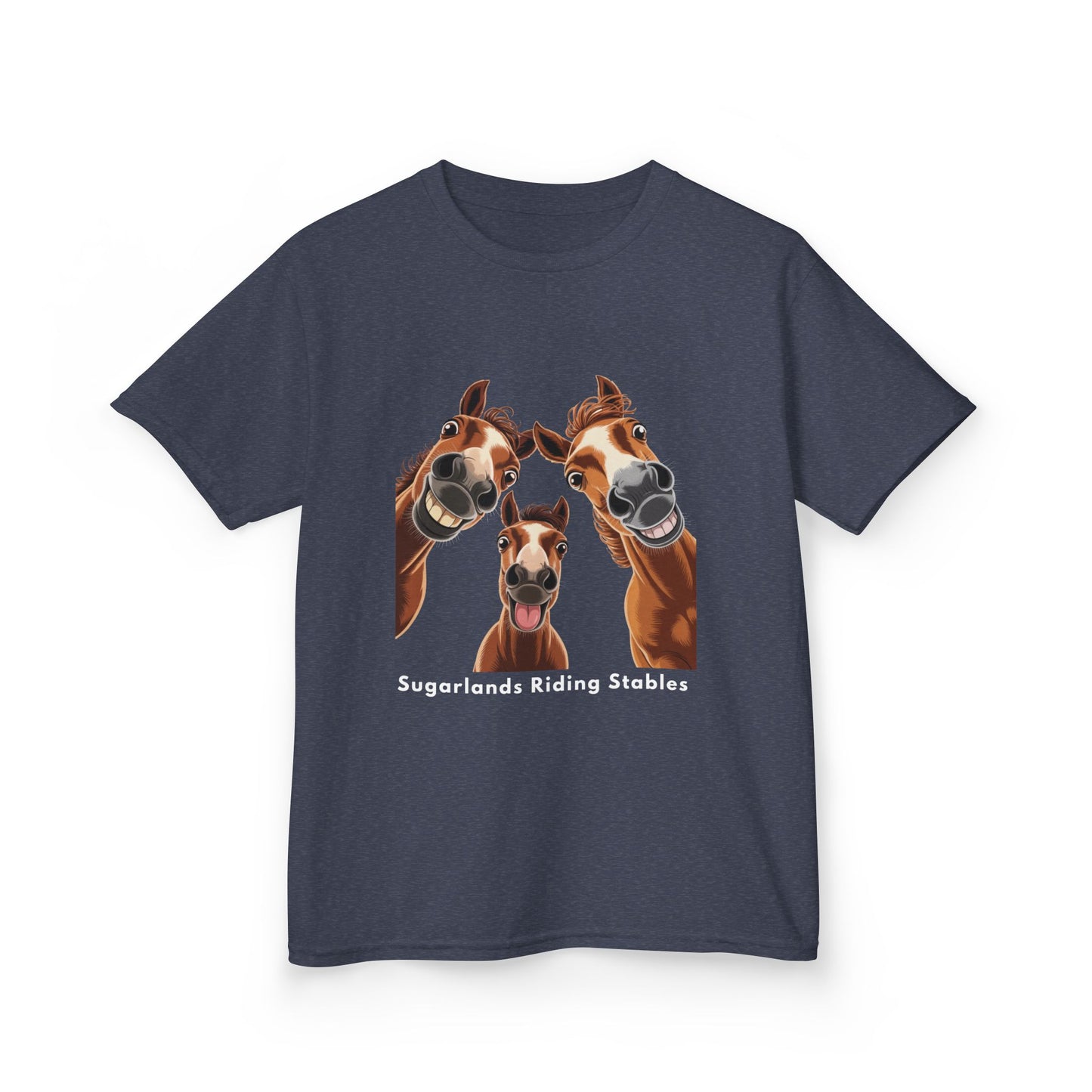 Happy Herd Crew – Funny Horse Faces Sugarlands Riding Stables Shirt