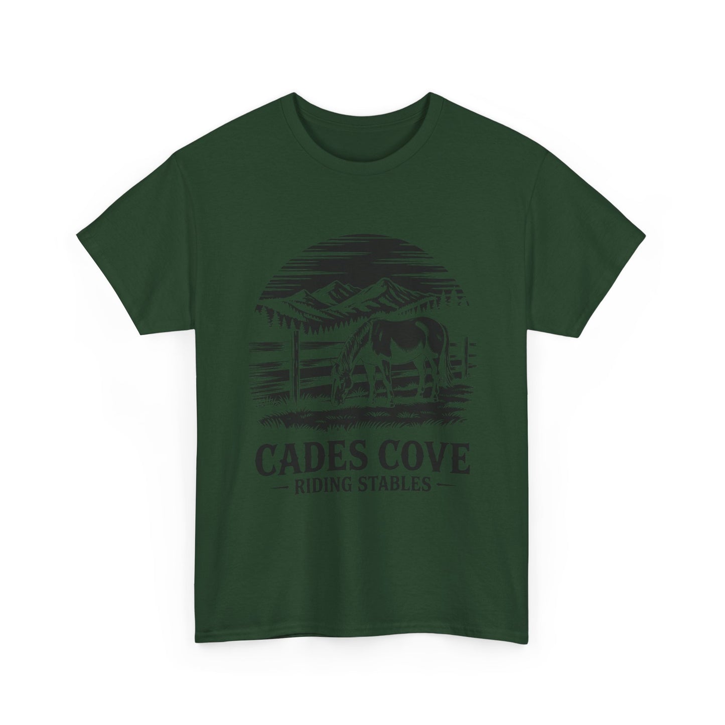 Cades Cove Riding Stables Mountain Horse Shirt – Smoky Mountains Horse Lover Tee