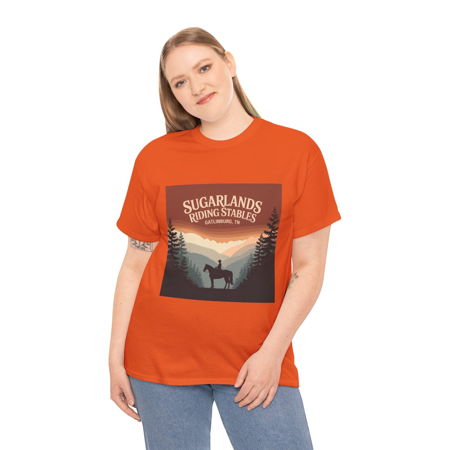 Sugarlands Riding Stables T-Shirt – Gatlinburg Tennessee Smoky Mountains Horseback Tee