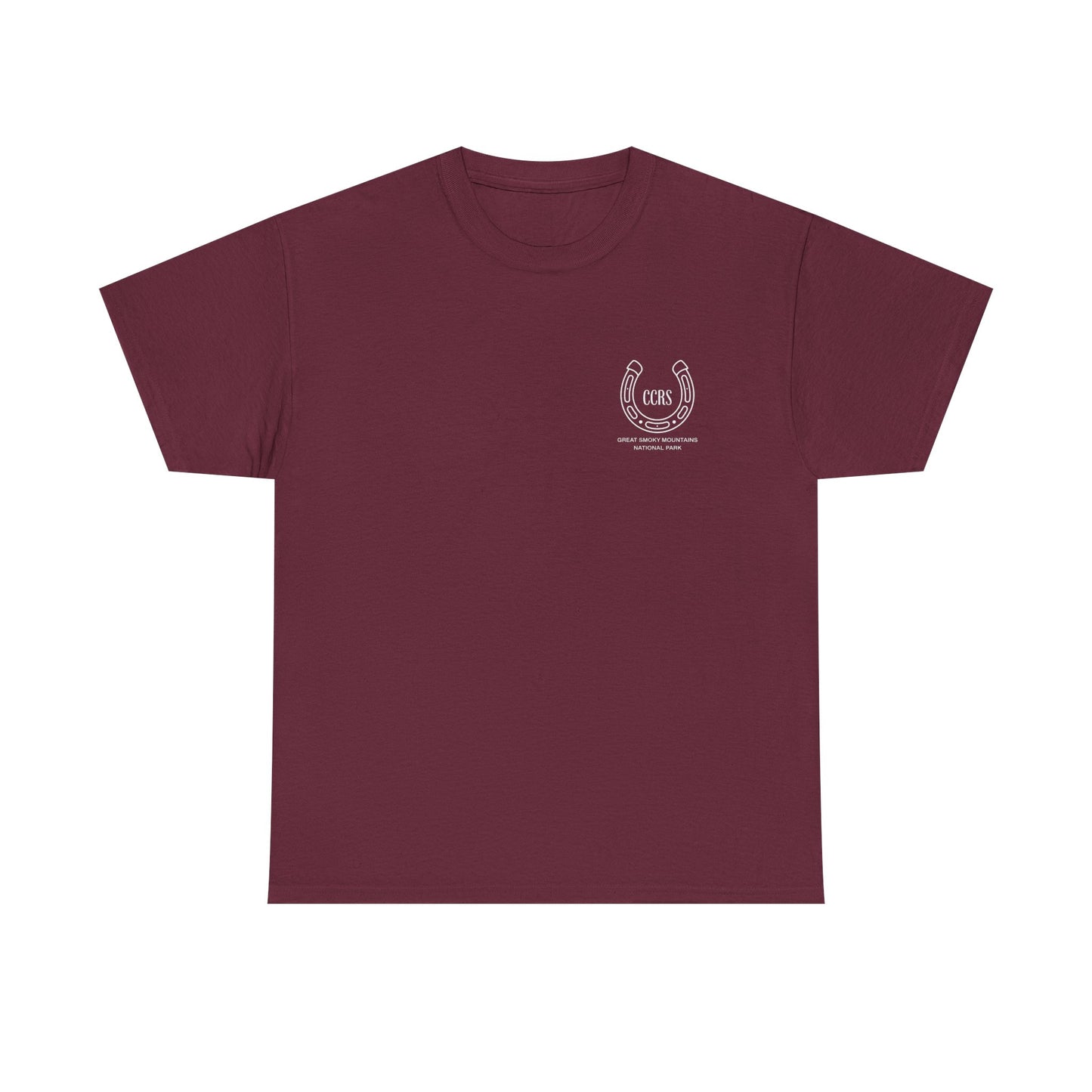 Cades Cove Riding Stables Retro Sunset Unisex Heavy Cotton Tee