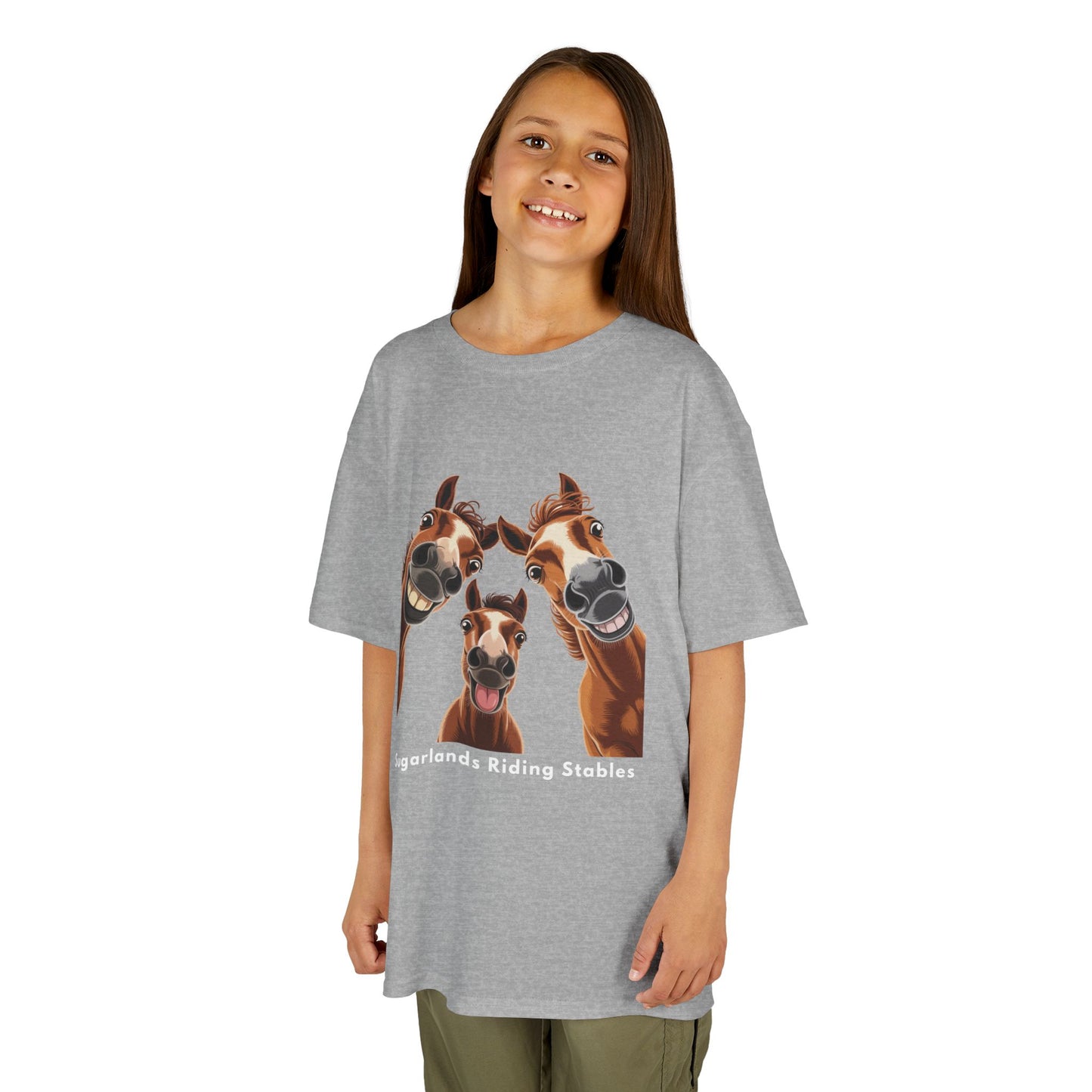 Happy Herd Crew – Funny Horse Faces Sugarlands Riding Stables Shirt