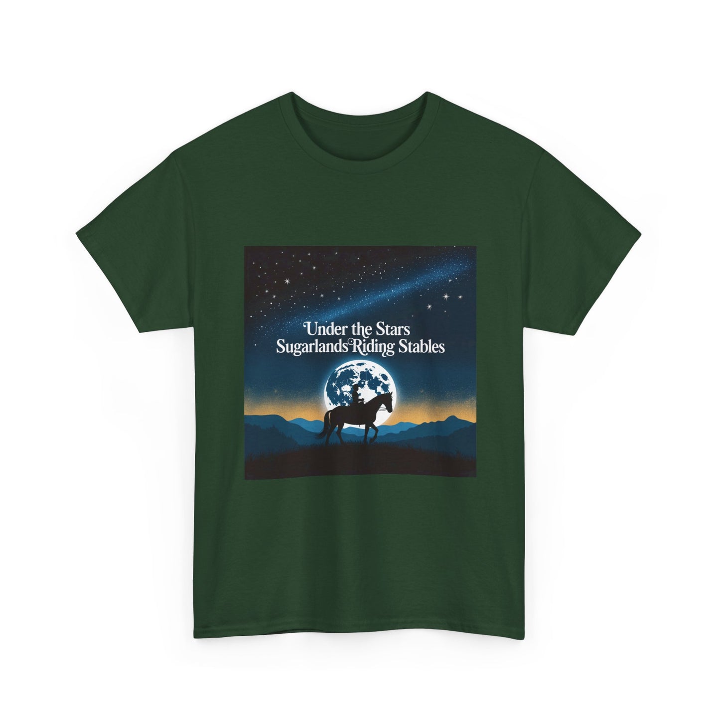 Under the Stars T-Shirt – Sugarlands Riding Stables Gatlinburg Smoky Mountains Horseback Tee