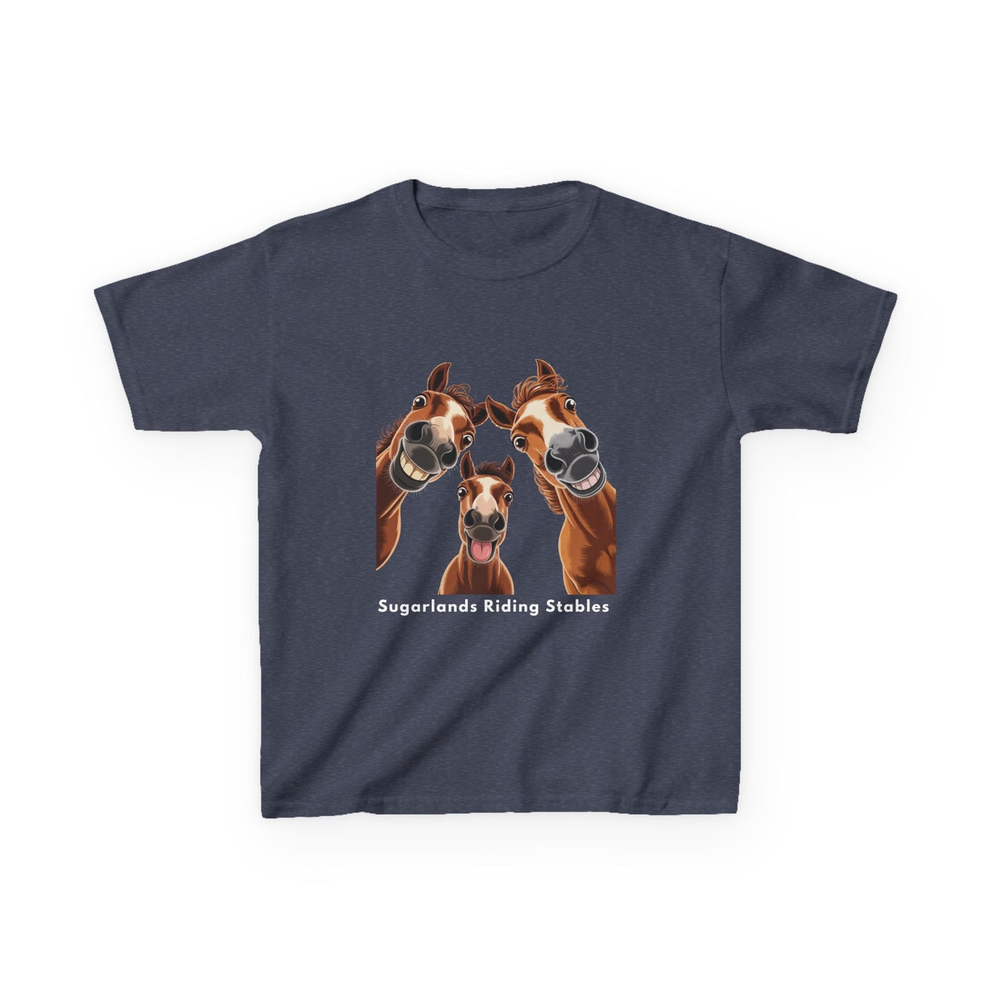 Happy Herd Crew – Funny Horse Faces Sugarlands Riding Stables Shirt