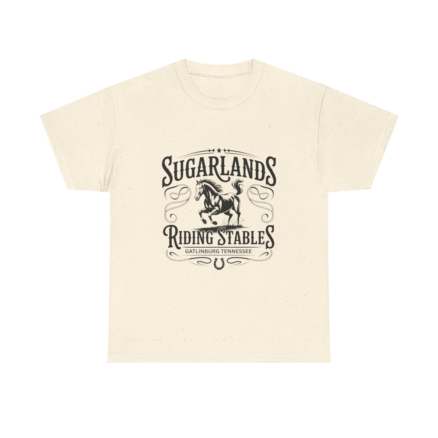 Sugarlands Riding Stables T-Shirt – Western Horse Design Gatlinburg Tennessee