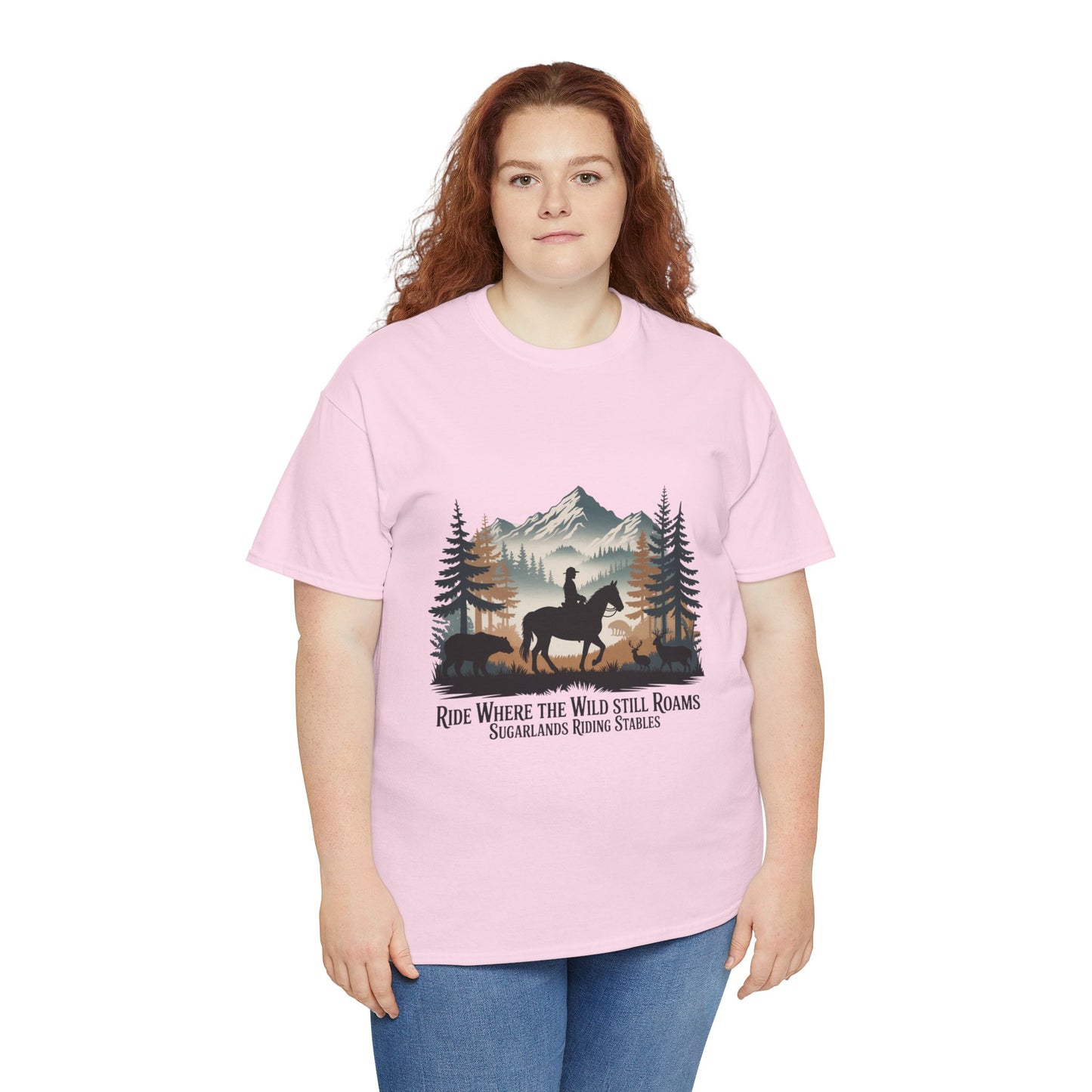 Ride Where the Wild Still Roams T-Shirt – Sugarlands Riding Stables Gatlinburg Tennessee Wildlife Tee